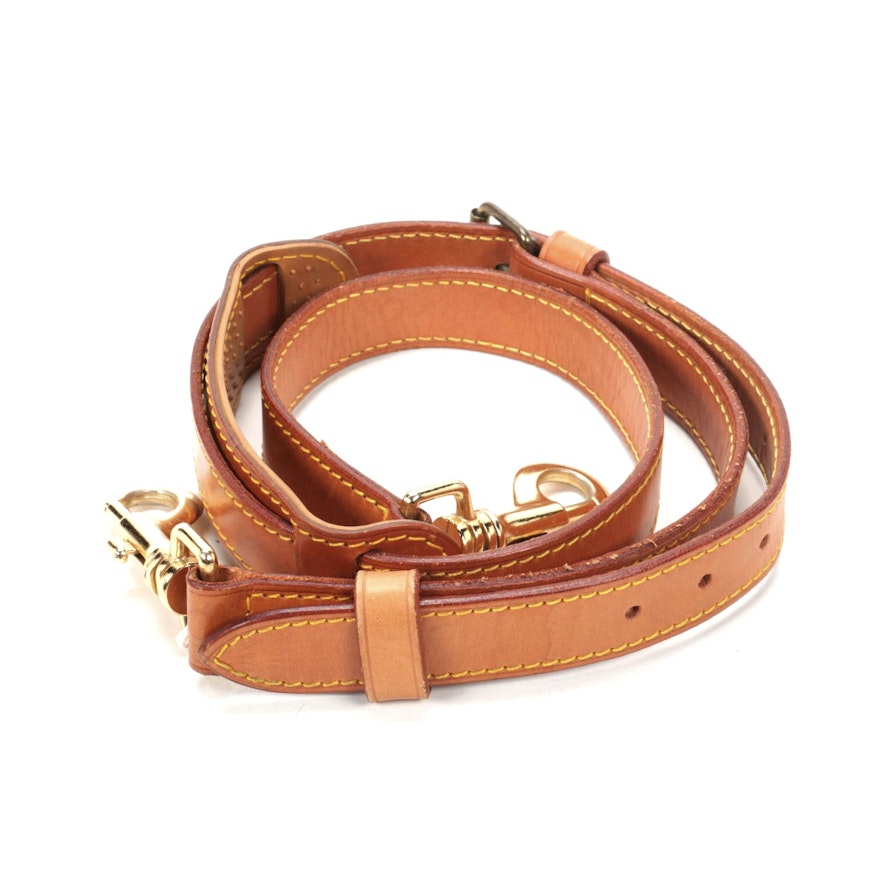 Louis Vuitton Keepall Bandouliere Strap in Vachetta Leather