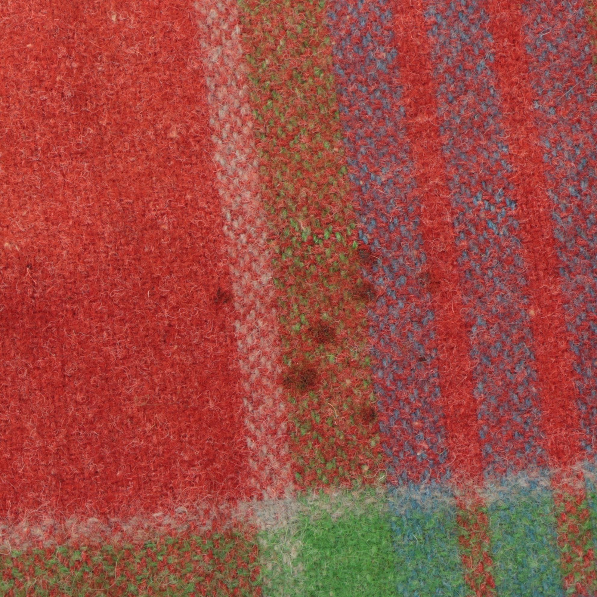 Ayers' "Prospector" Canadian Wool Blanket with Multicolored Plaid Wool Blanket