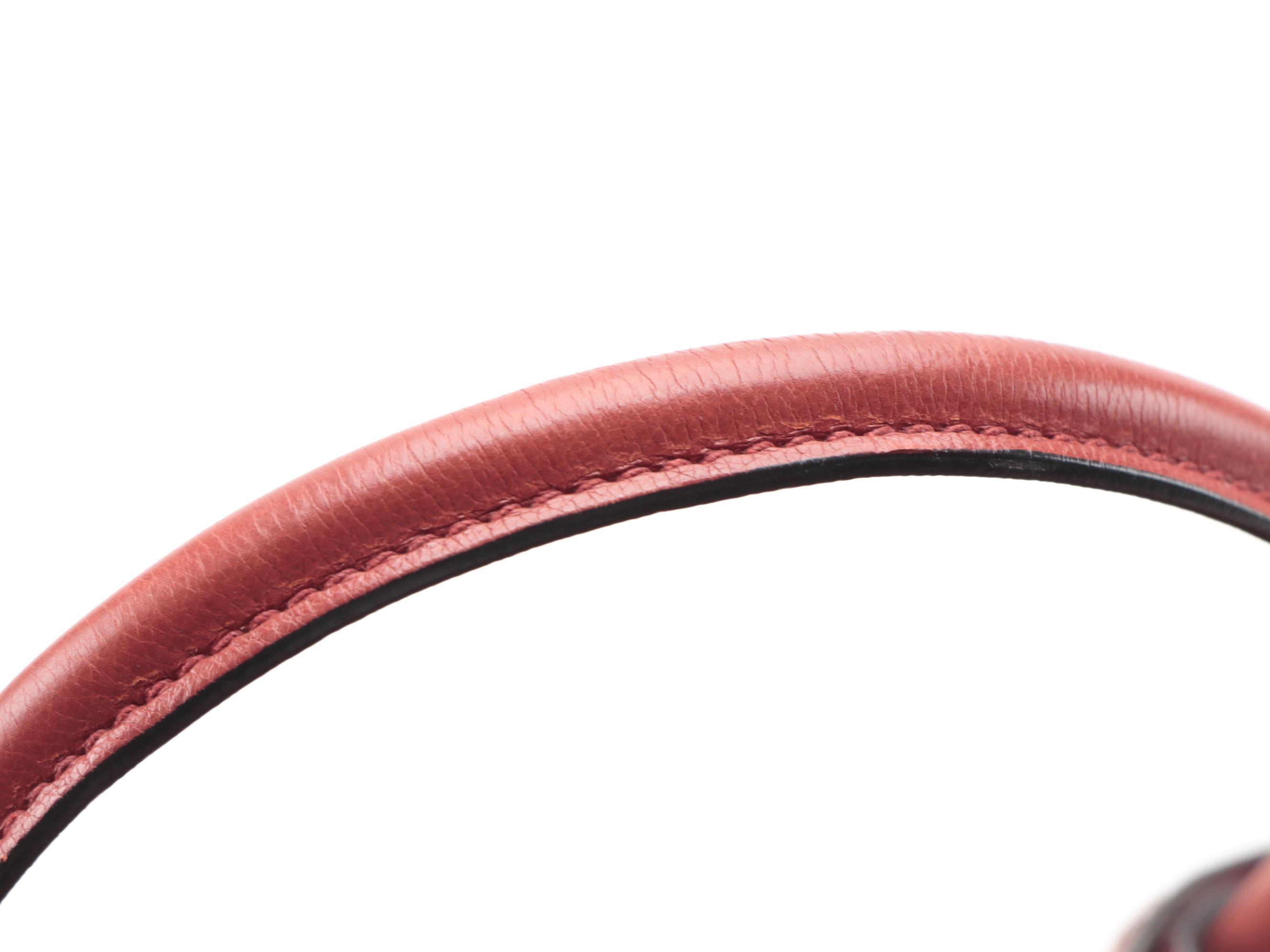 Prada Twin Pocket Tote in Red Glacé Calf Leather