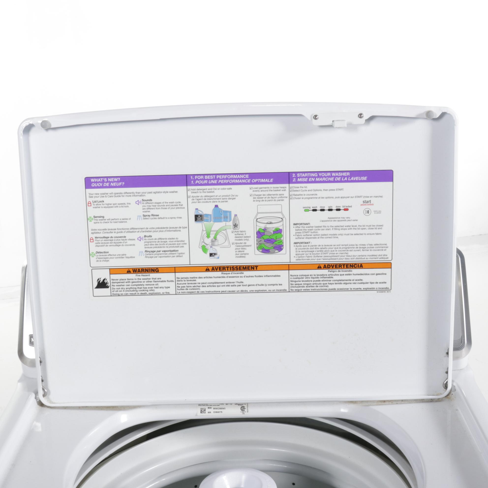 Maytag "Centennial" 3.4 Cu.Ft. Washing Machine