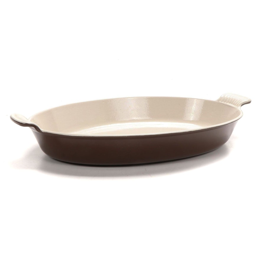 Le Creuset 3 Quart Enameled Cast Iron Oval Baker