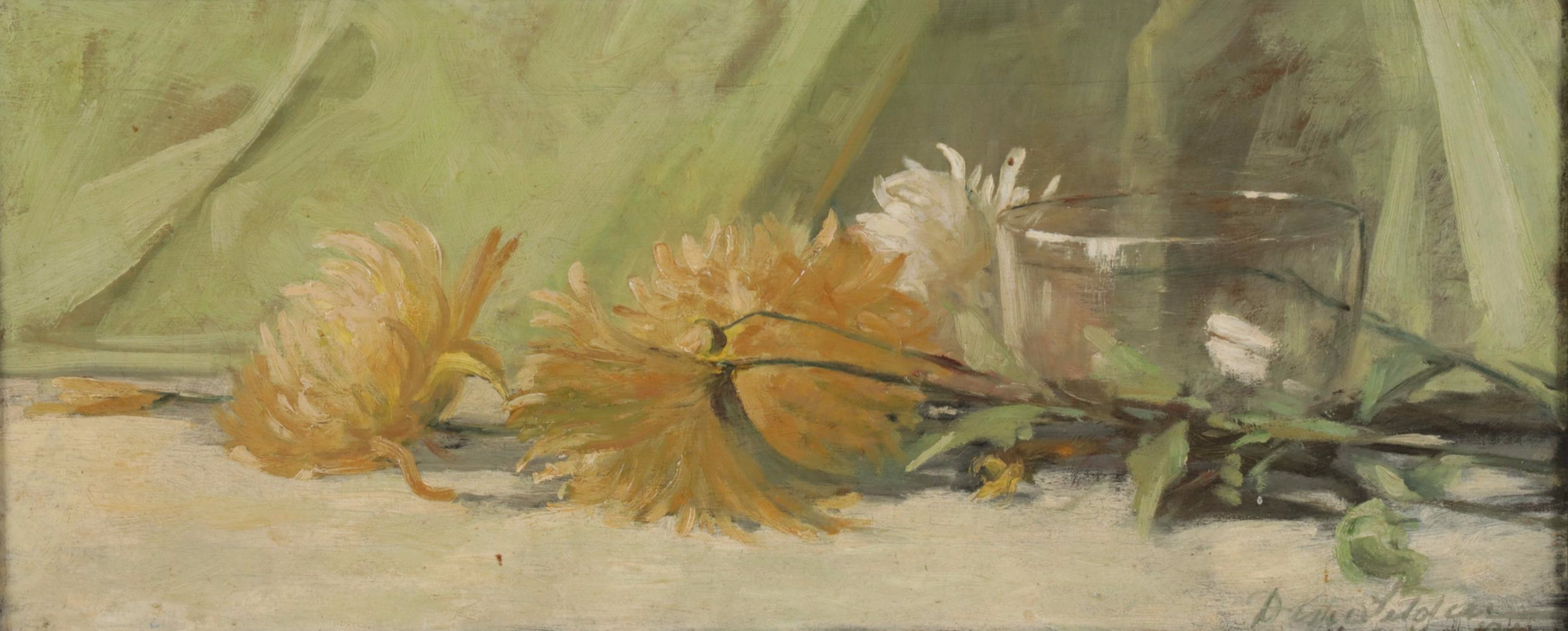 Dixie Selden Still Life Oil Painting, Early 20th Century