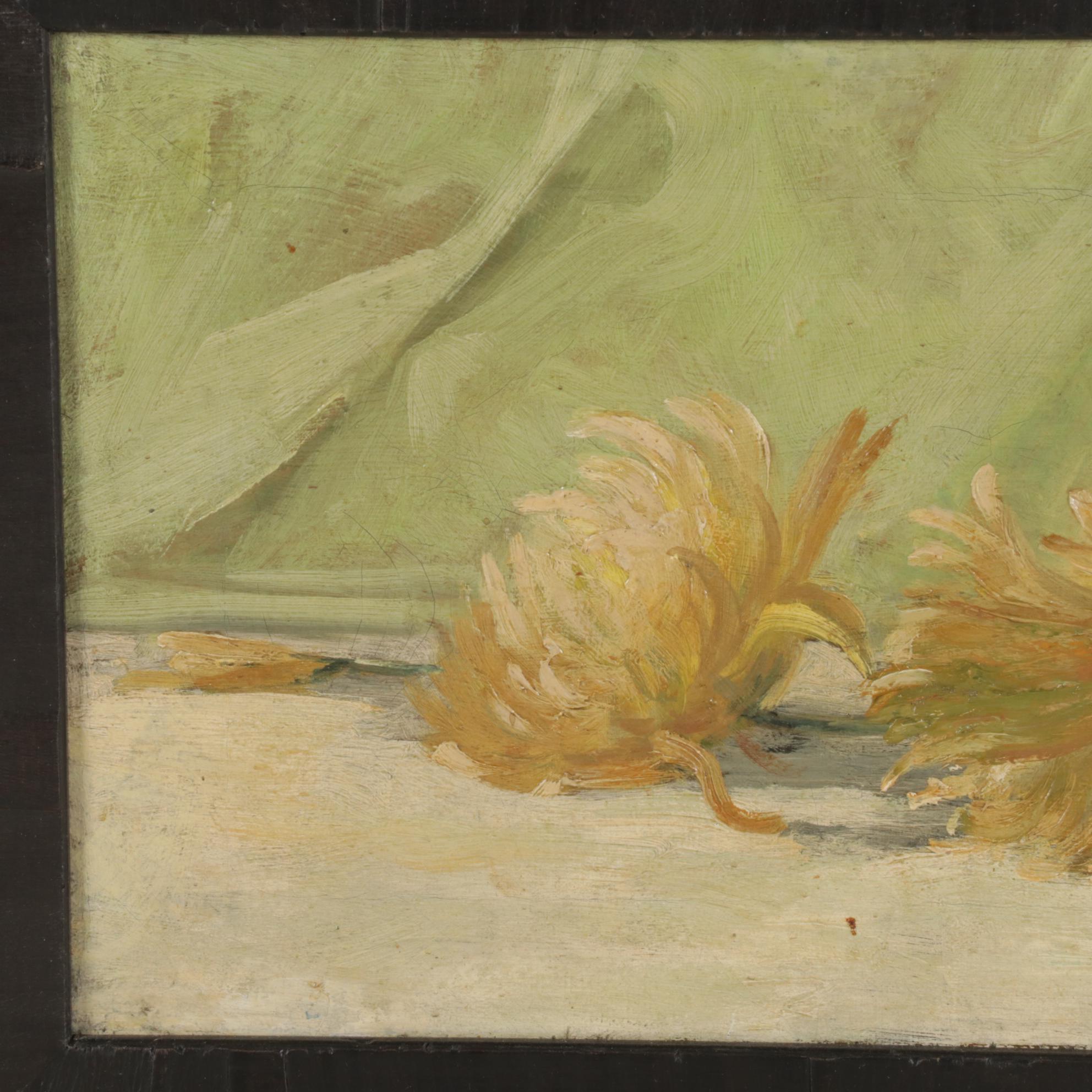 Dixie Selden Still Life Oil Painting, Early 20th Century