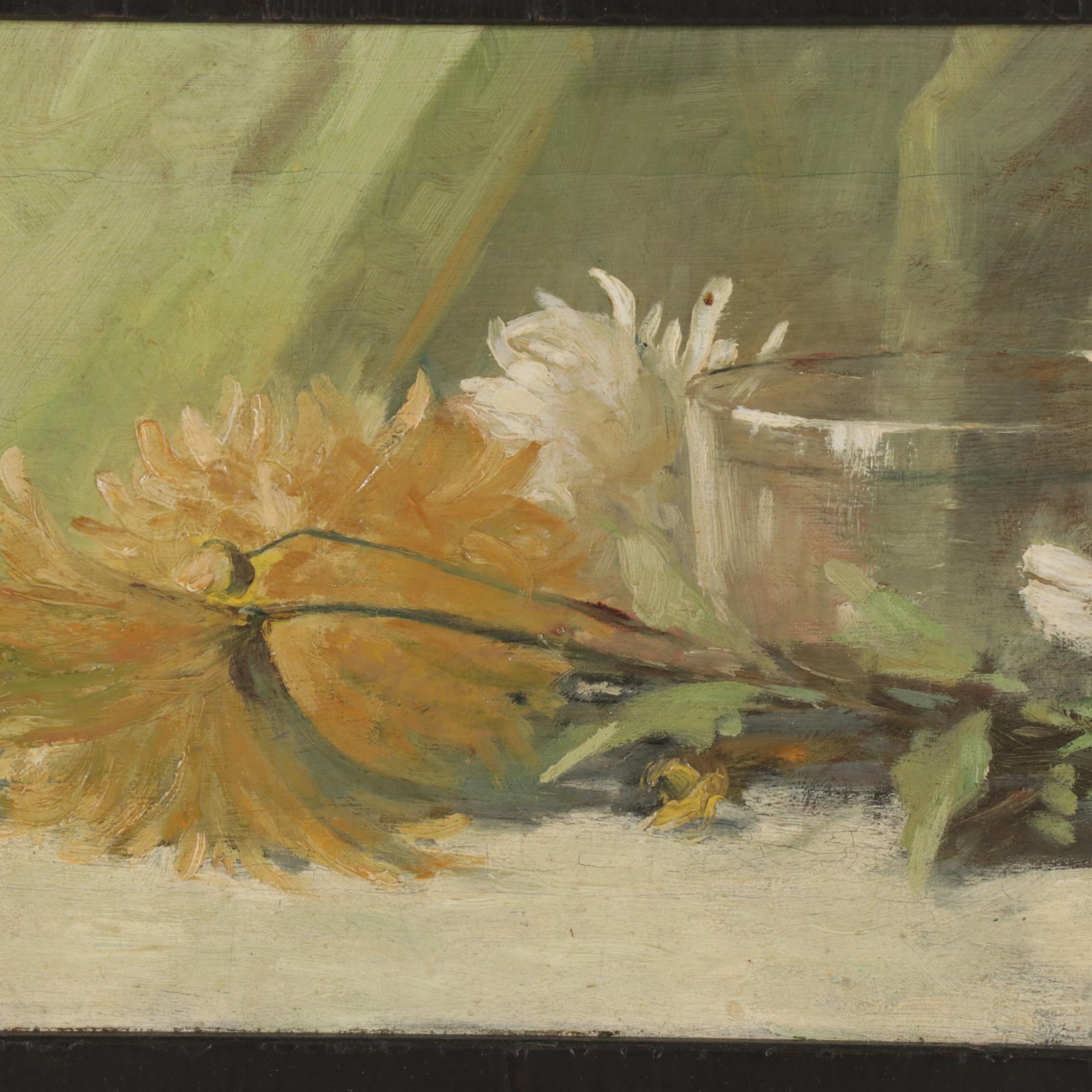 Dixie Selden Still Life Oil Painting, Early 20th Century