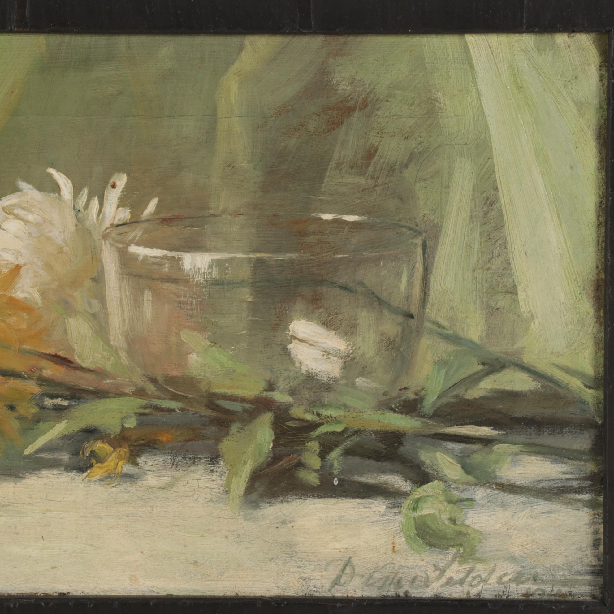 Dixie Selden Still Life Oil Painting, Early 20th Century