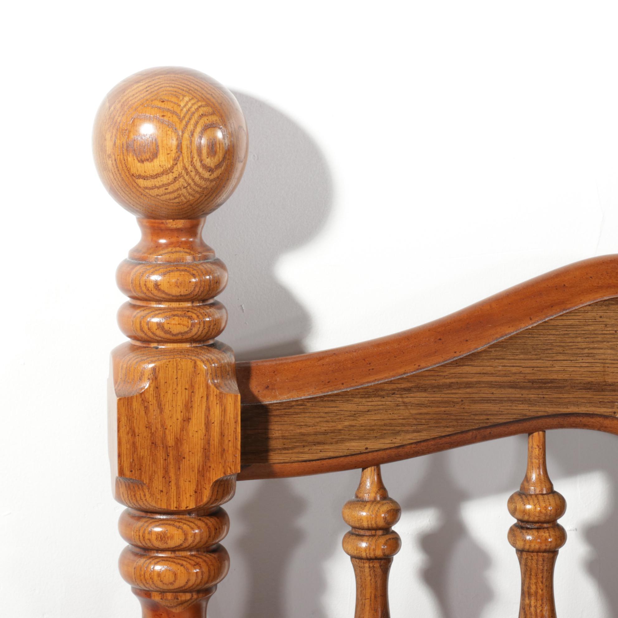 Broyhill Oak Bedroom Set, Late 20th Century