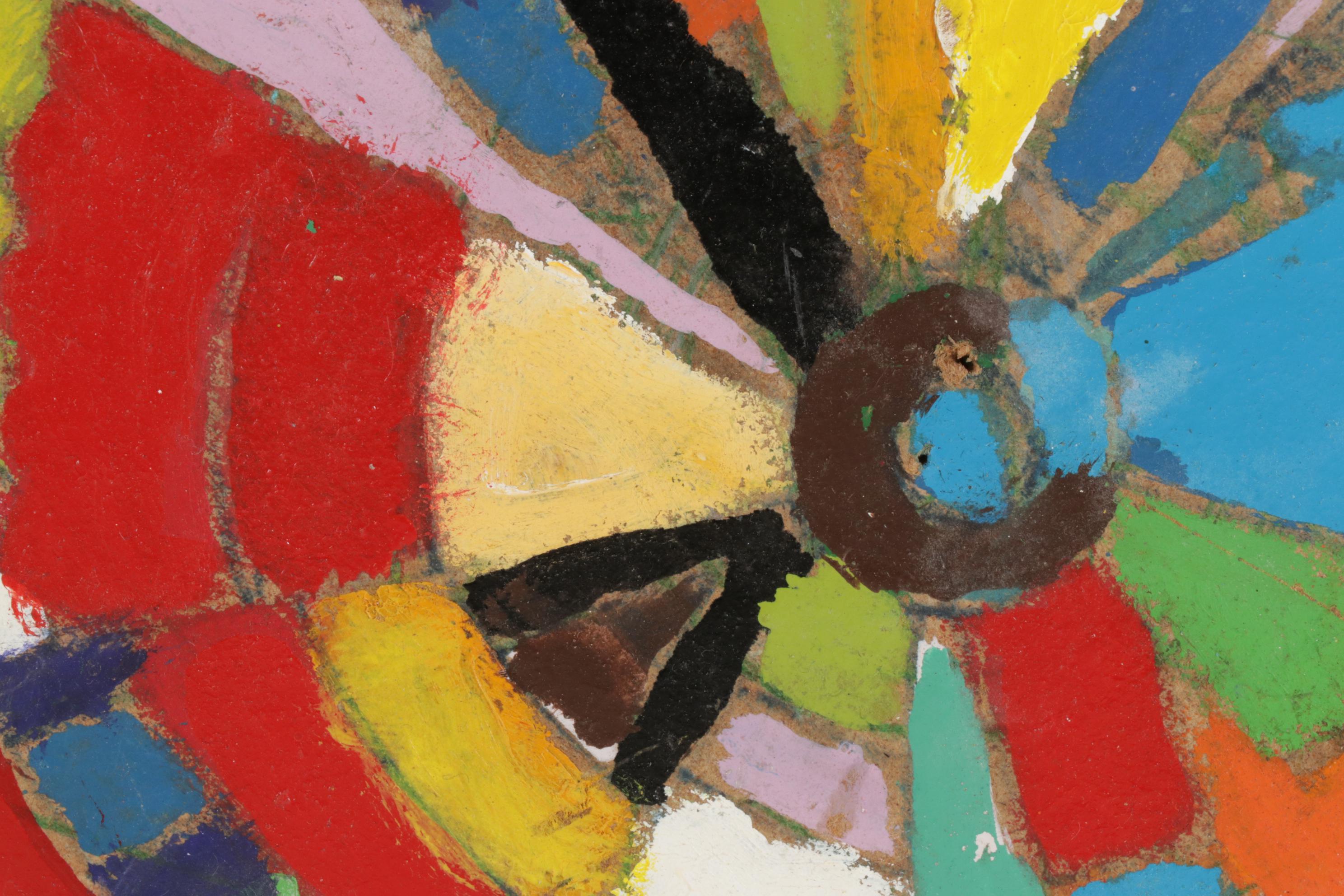 Rick Borg Acrylic Painting "Circle of Color," 2004