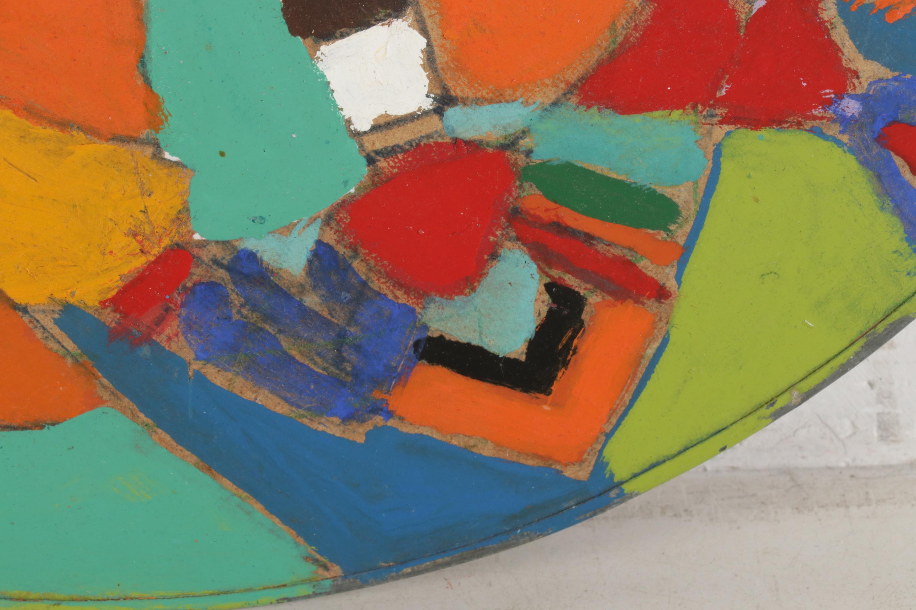 Rick Borg Acrylic Painting "Circle of Color," 2004