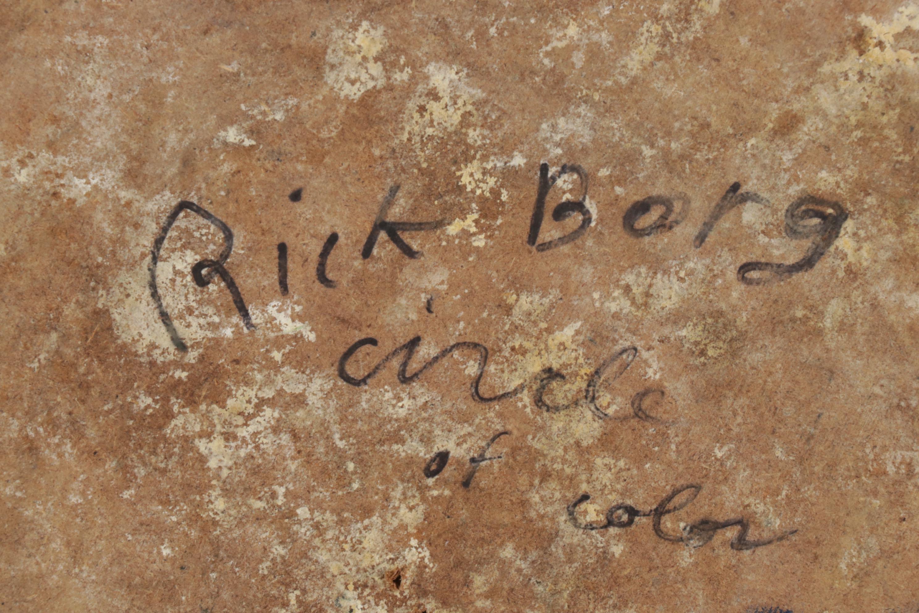 Rick Borg Acrylic Painting "Circle of Color," 2004