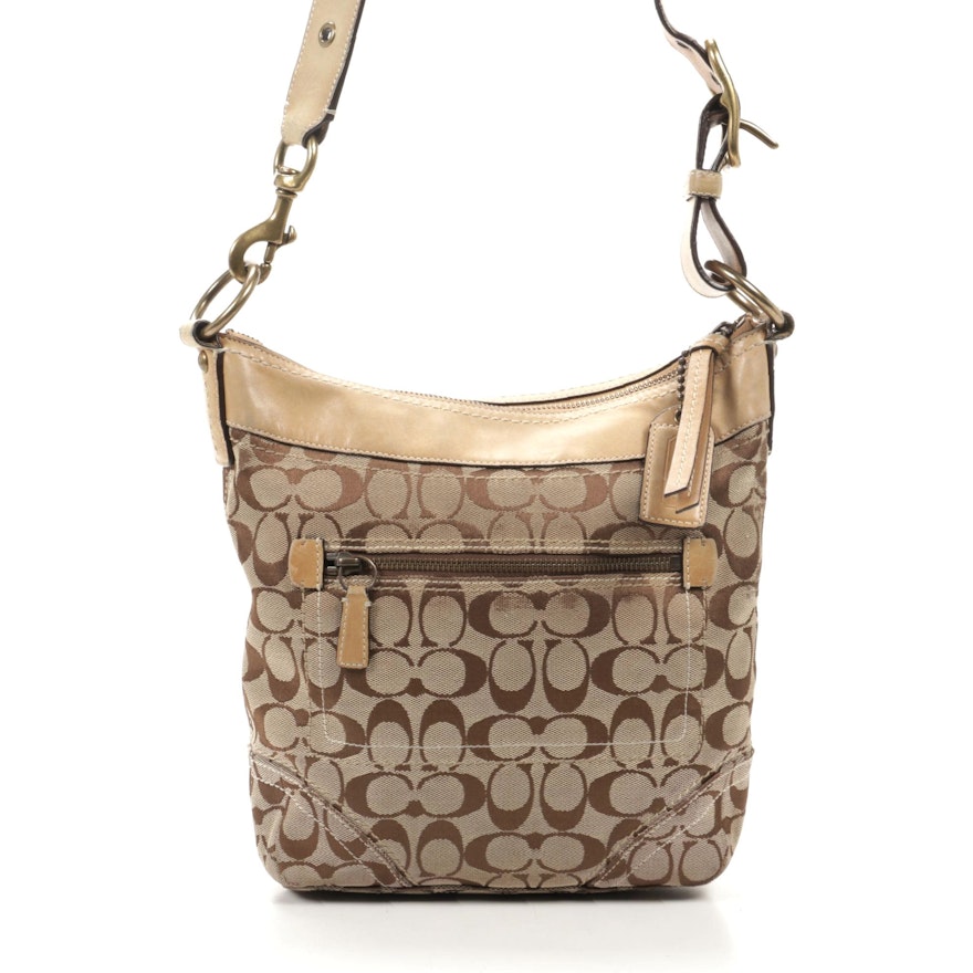 Coach Signature Canvas and Leather Crossbody Bag