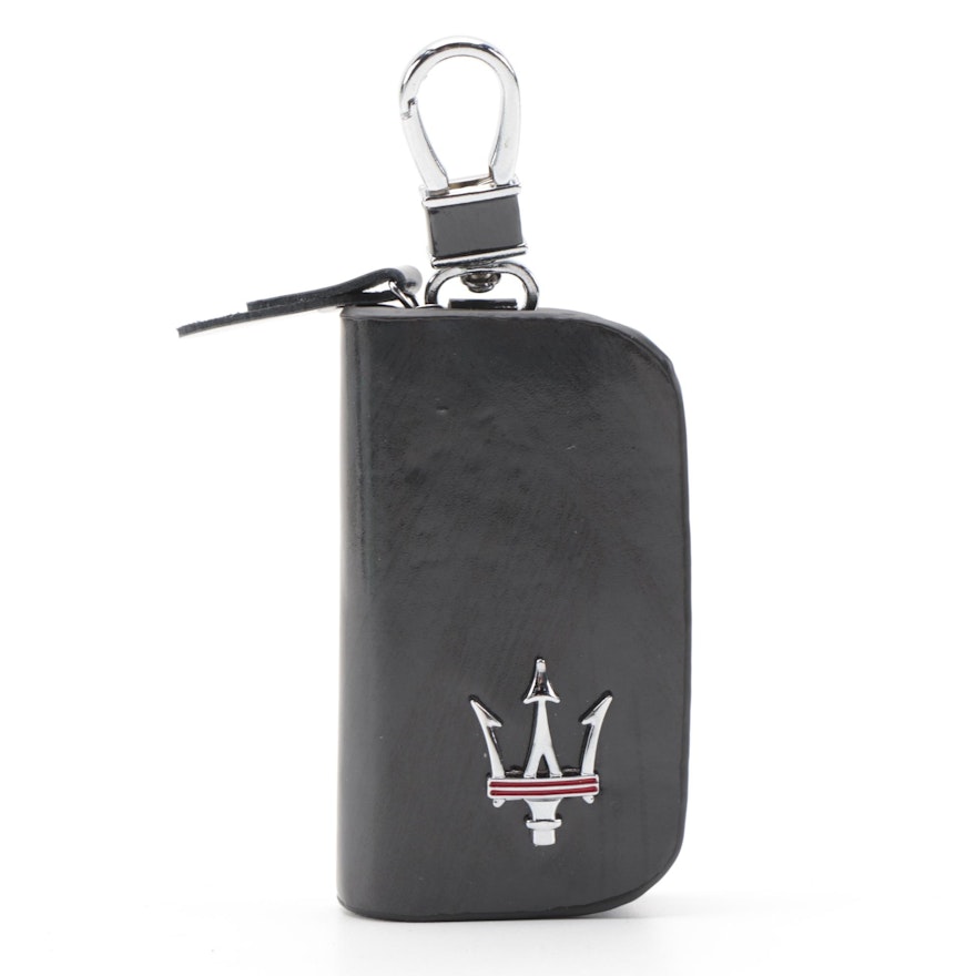 Vinyl Key Holder with Maserati Logo