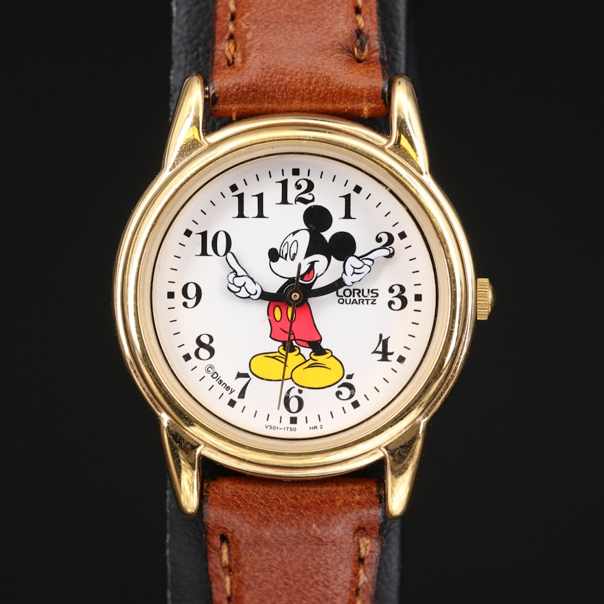 Mickey Mouse Lorus Quartz Wristwatch