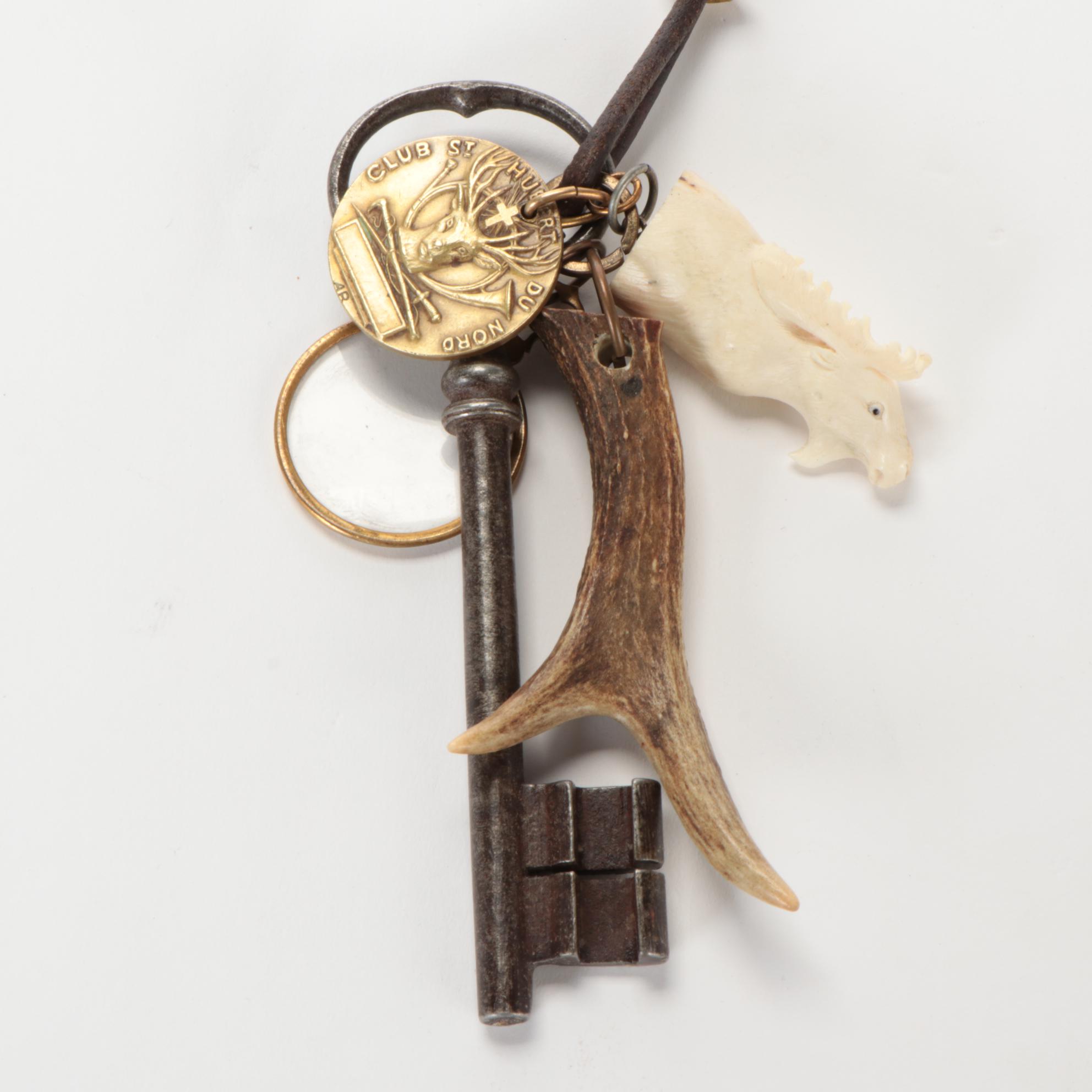 Maggie Smith Found Object Necklace "The Hunting Lodge"