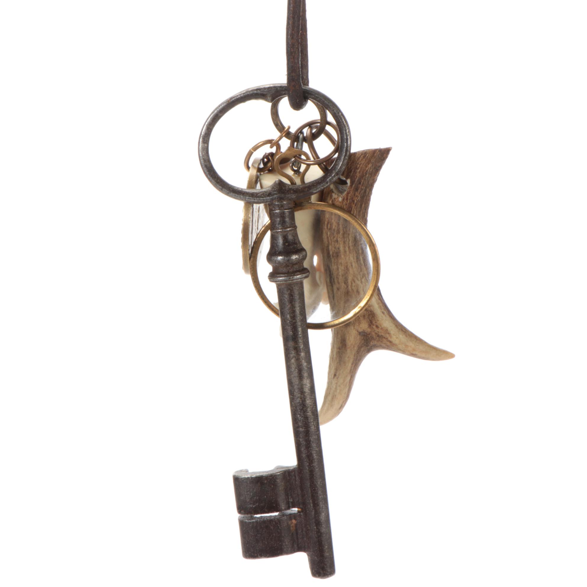 Maggie Smith Found Object Necklace "The Hunting Lodge"