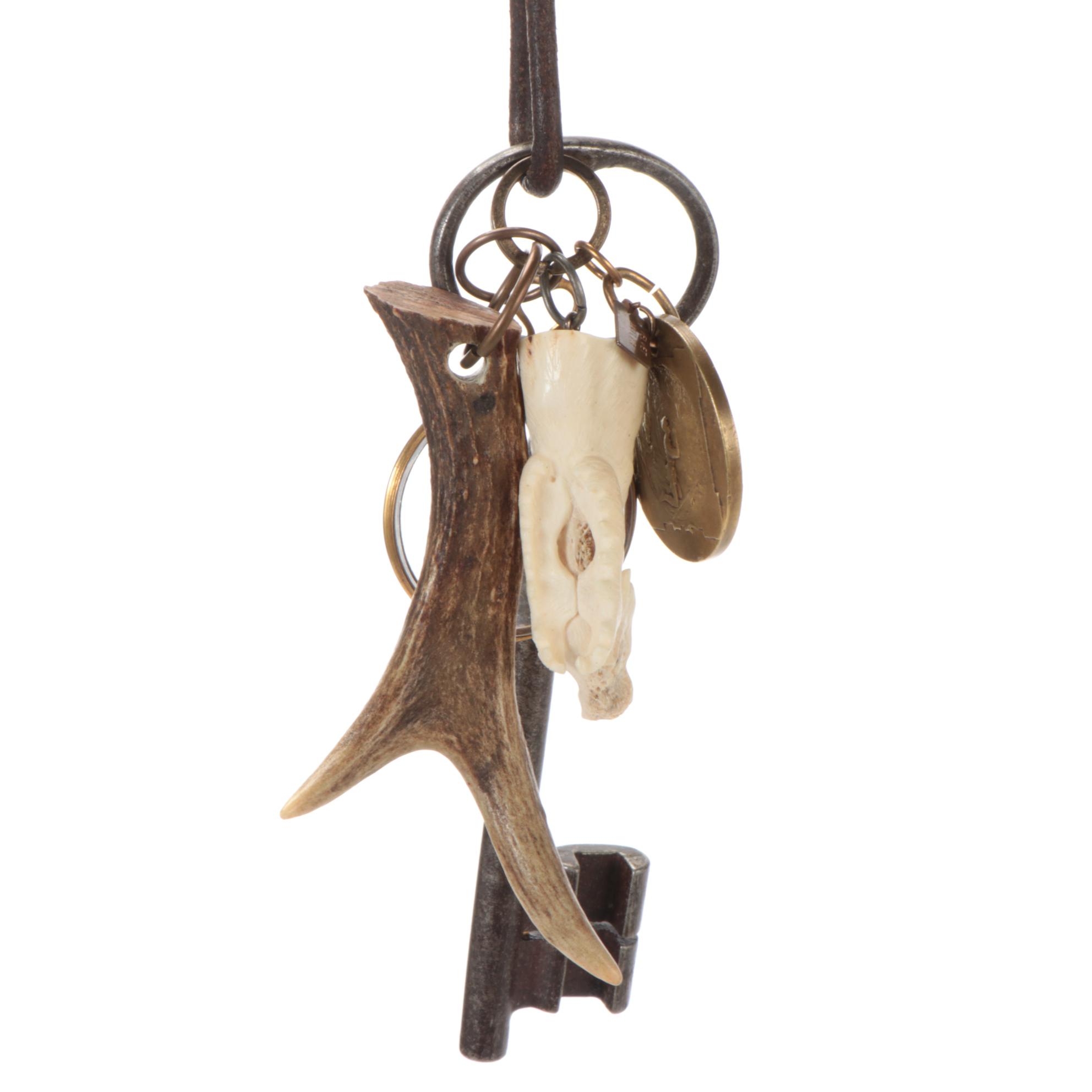 Maggie Smith Found Object Necklace "The Hunting Lodge"