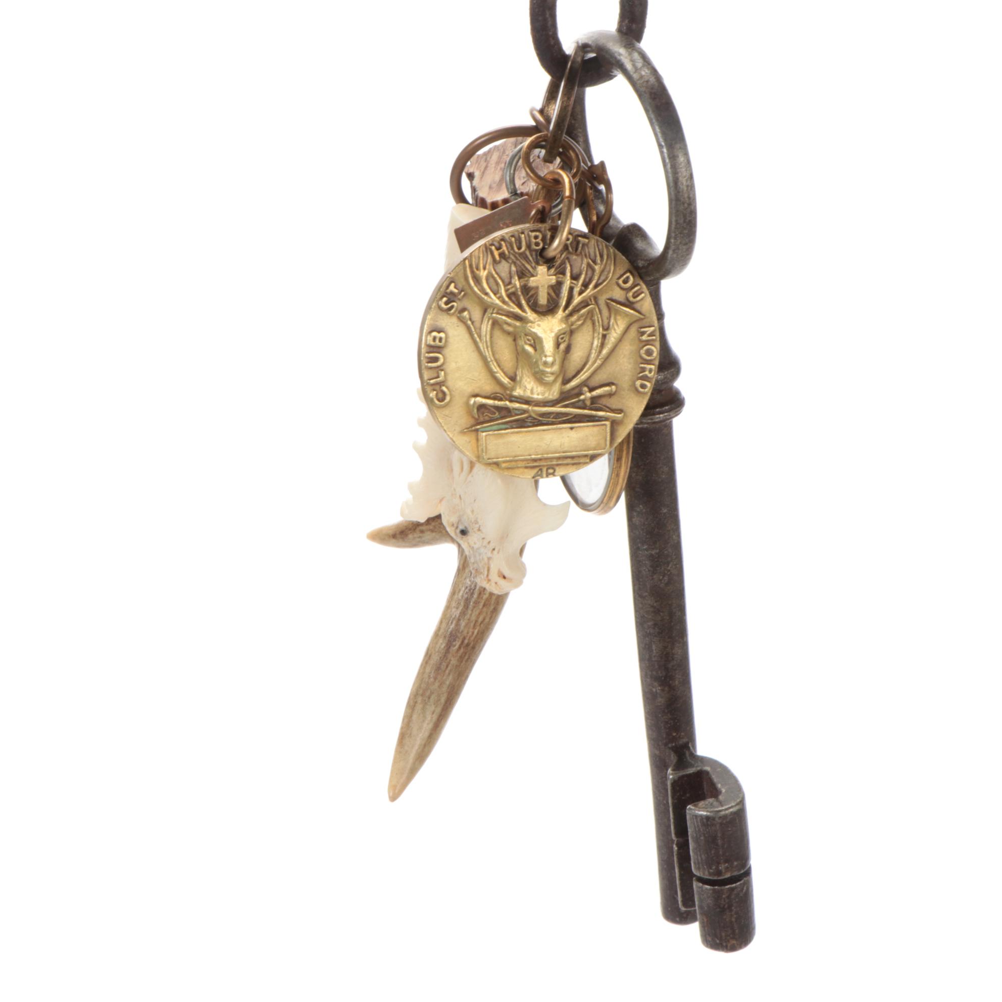 Maggie Smith Found Object Necklace "The Hunting Lodge"