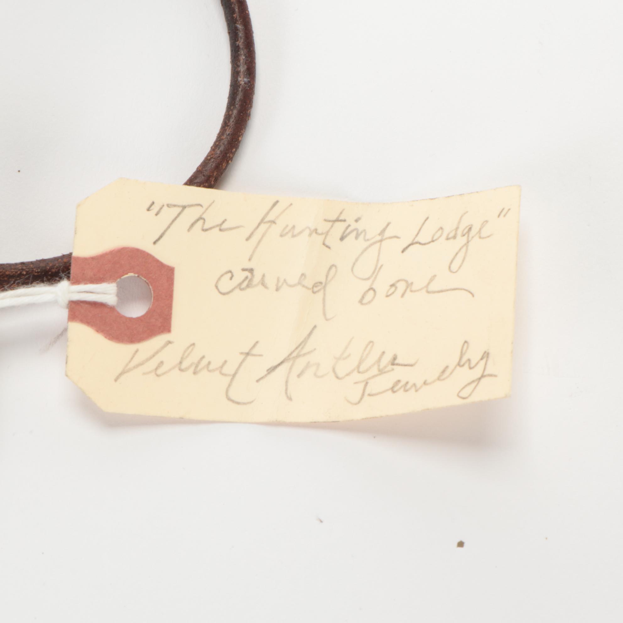 Maggie Smith Found Object Necklace "The Hunting Lodge"