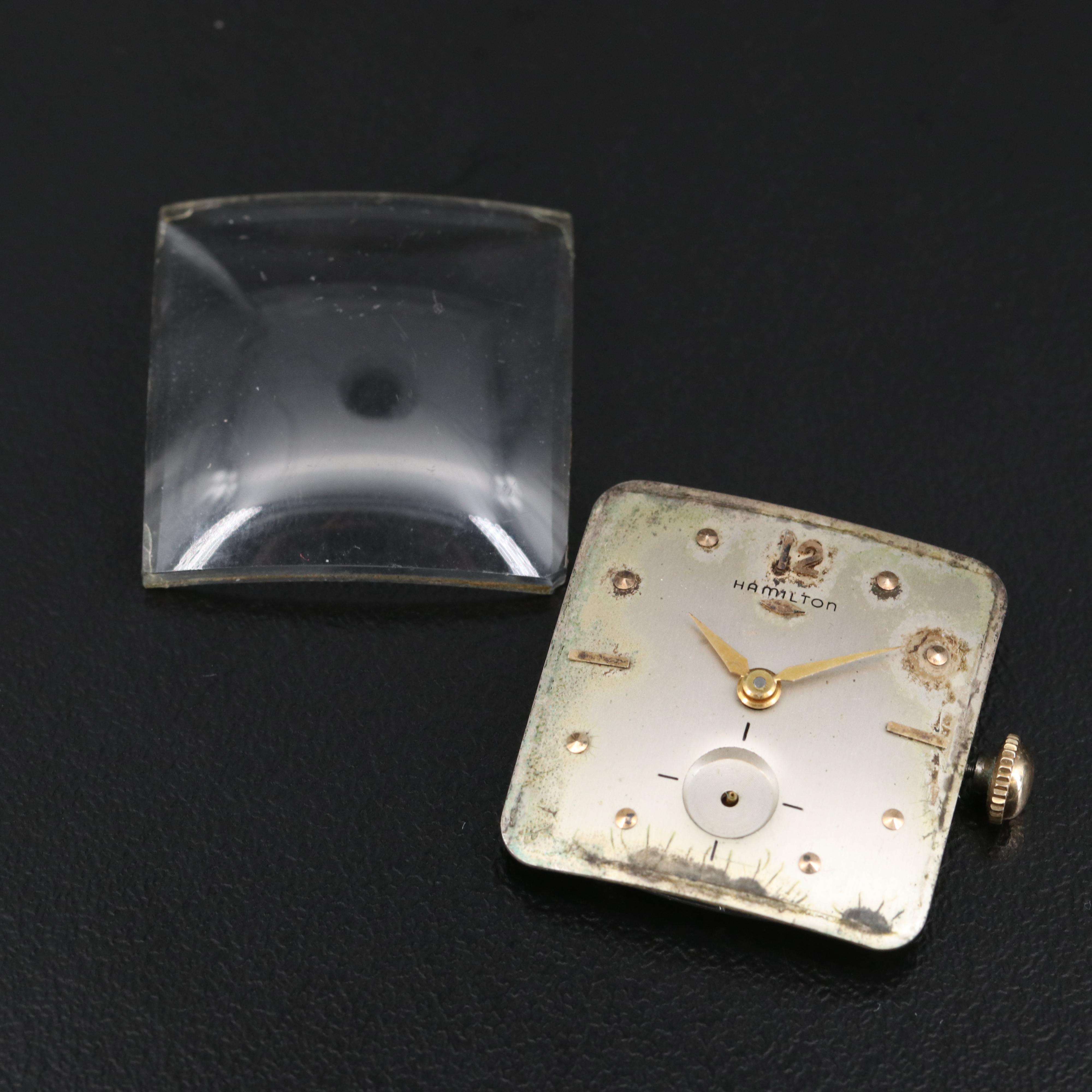 Stem Wind Watch Movements Including Omega, Bulova and Hamilton