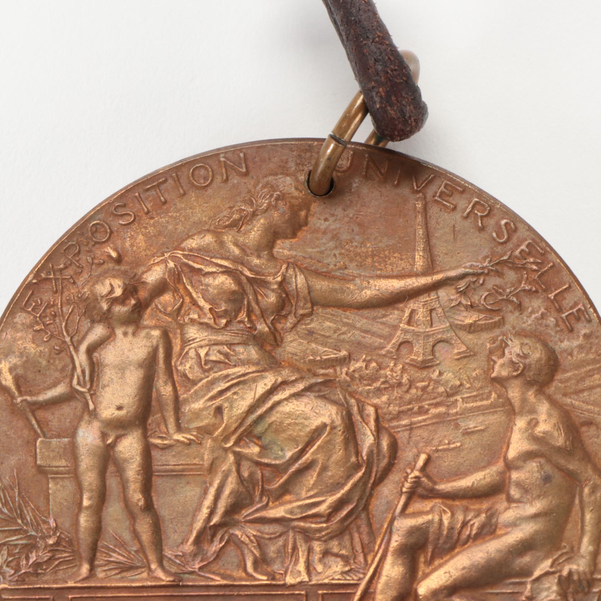 Maggie Smith Found Object Necklace with French Marianne Medallion