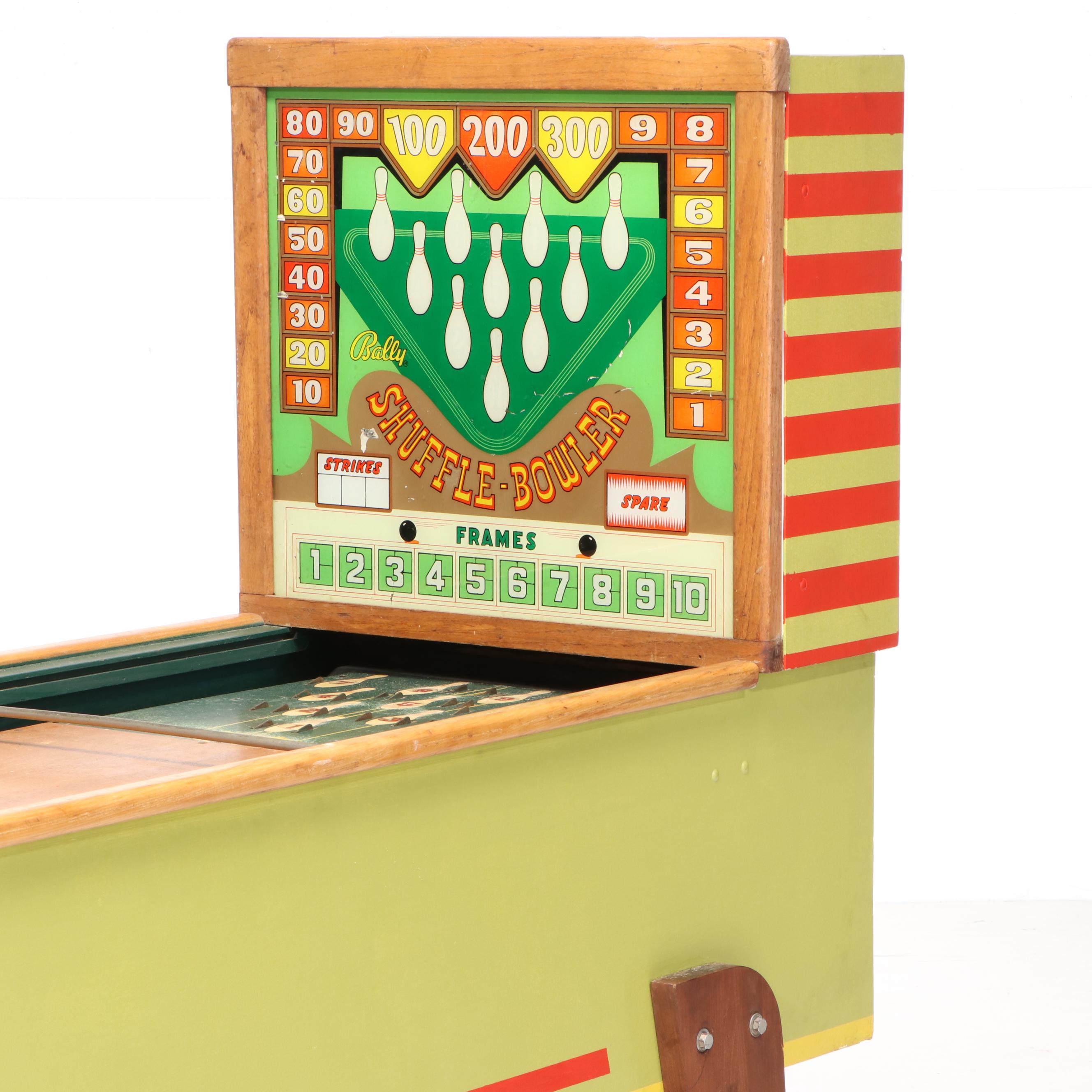 Bally Shuffle-Bowler Electric Arcade Bowling Machine, 1949