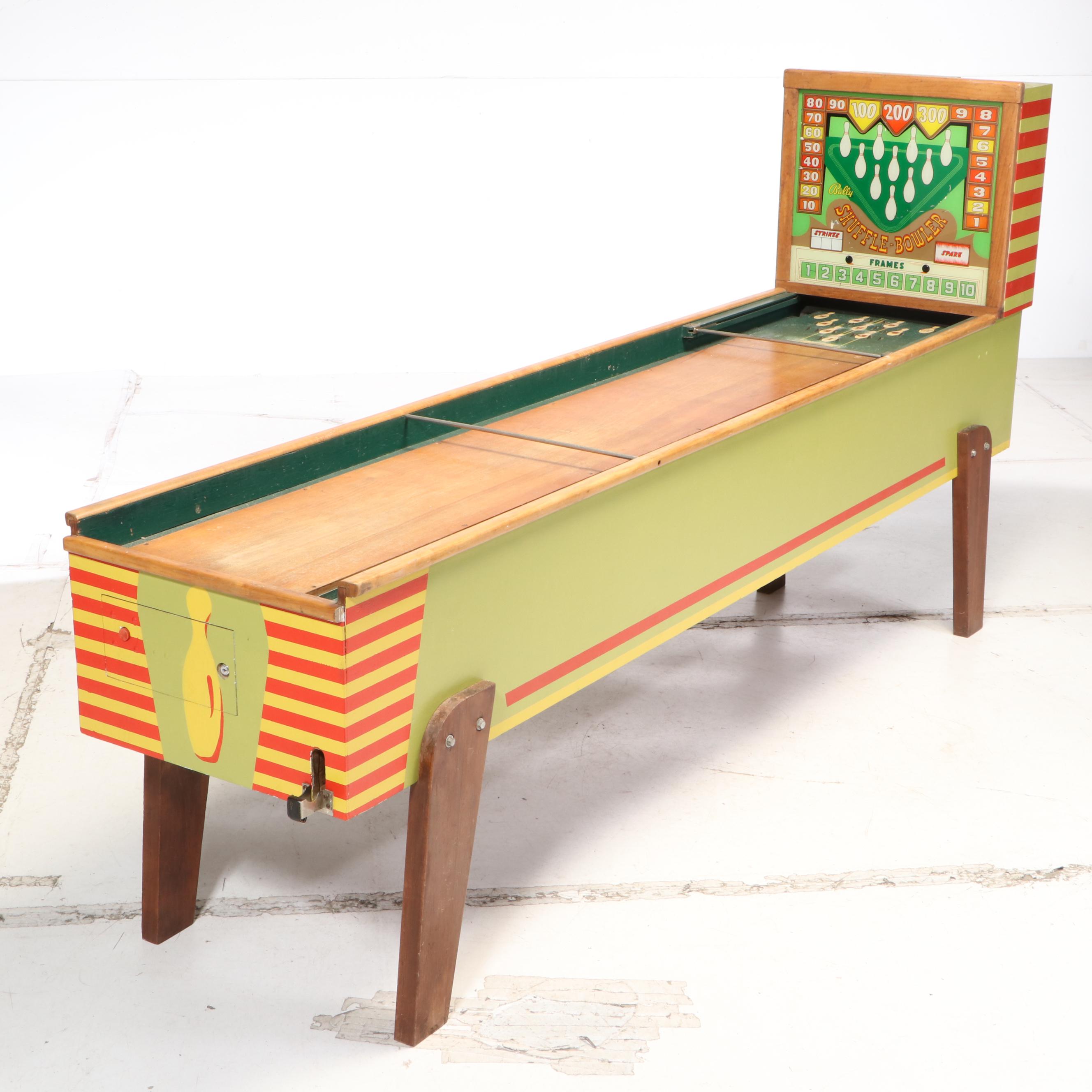 Bally Shuffle-Bowler Electric Arcade Bowling Machine, 1949
