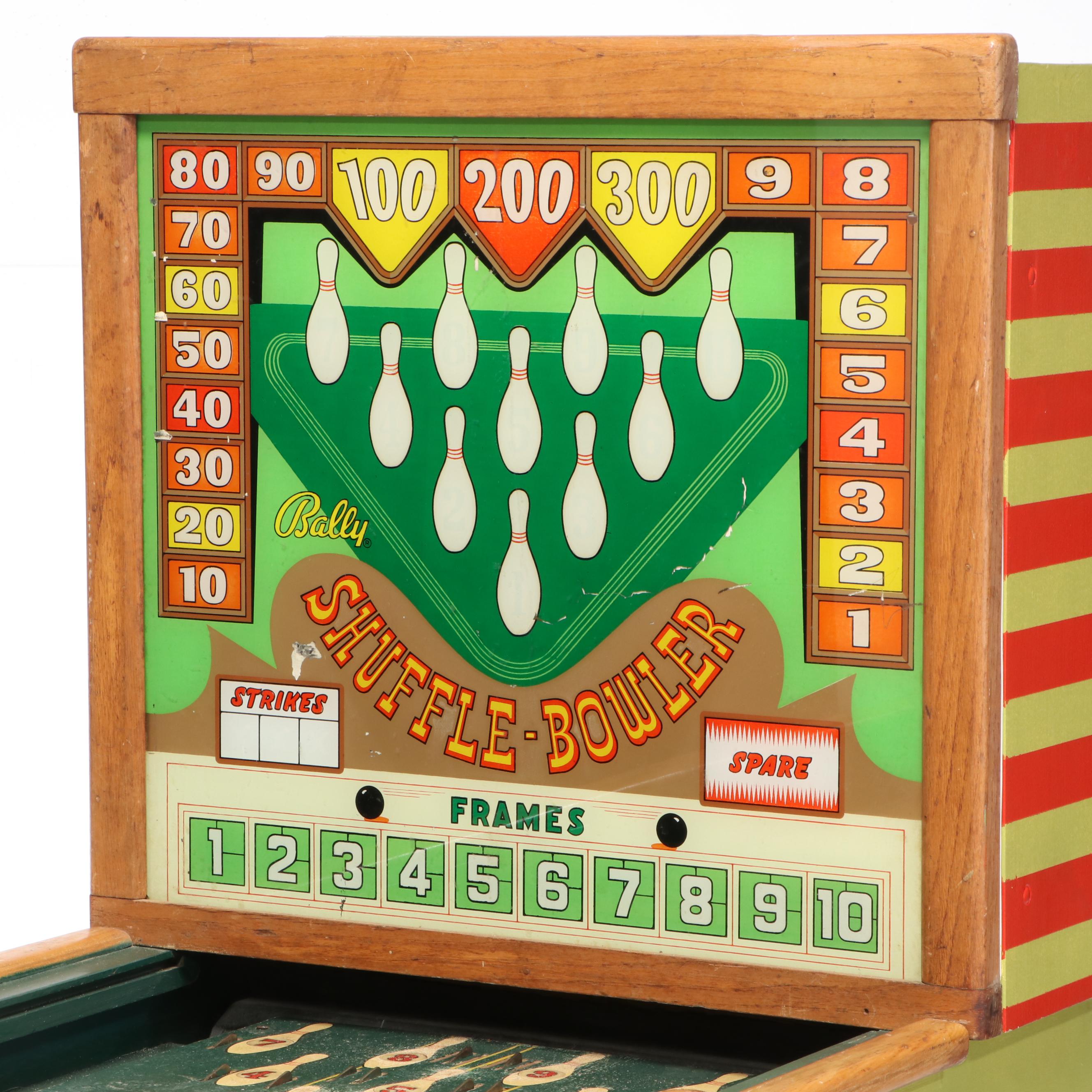 Bally Shuffle-Bowler Electric Arcade Bowling Machine, 1949