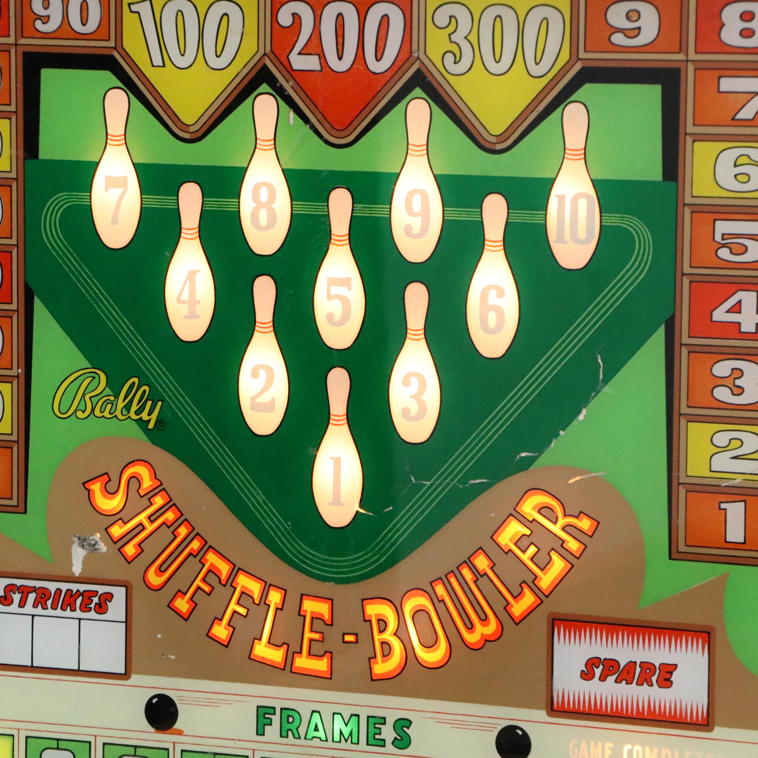 Bally Shuffle-Bowler Electric Arcade Bowling Machine, 1949