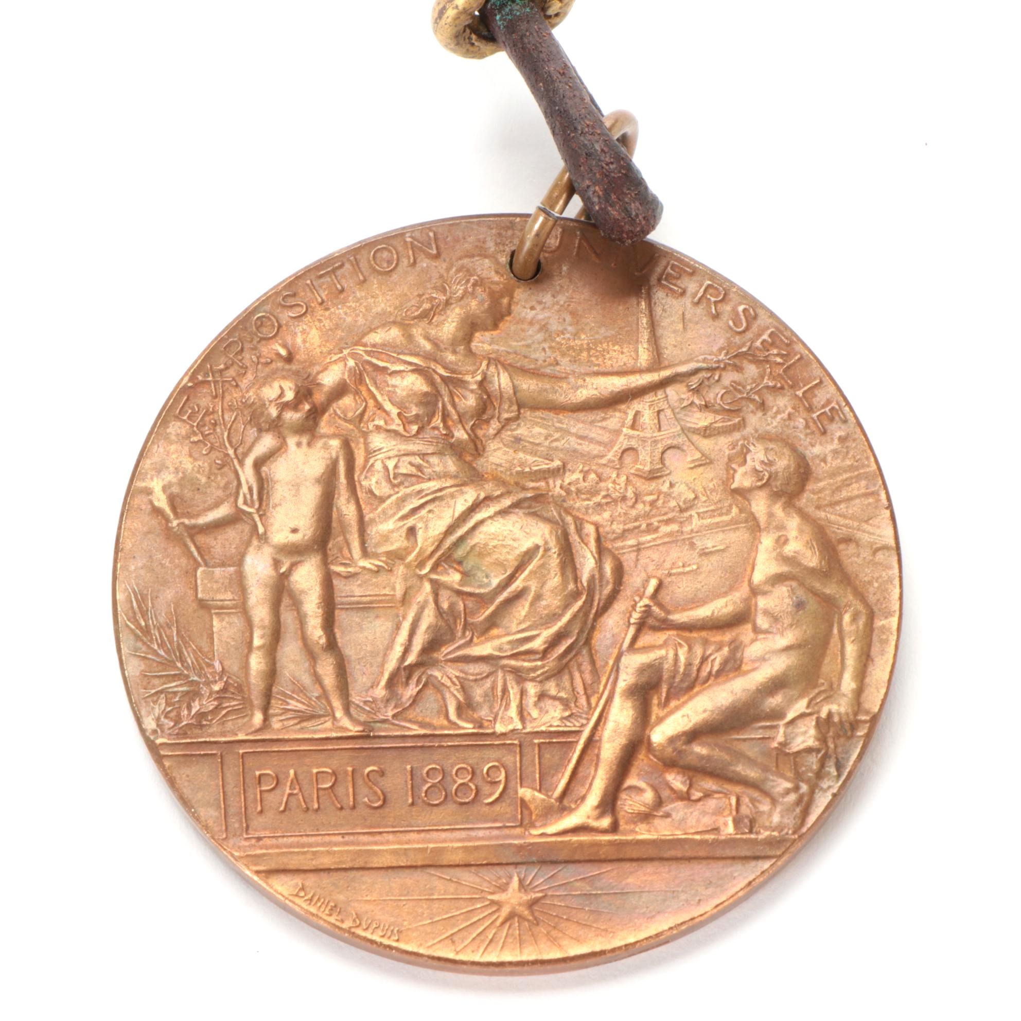 Maggie Smith Found Object Necklace with French Marianne Medallion