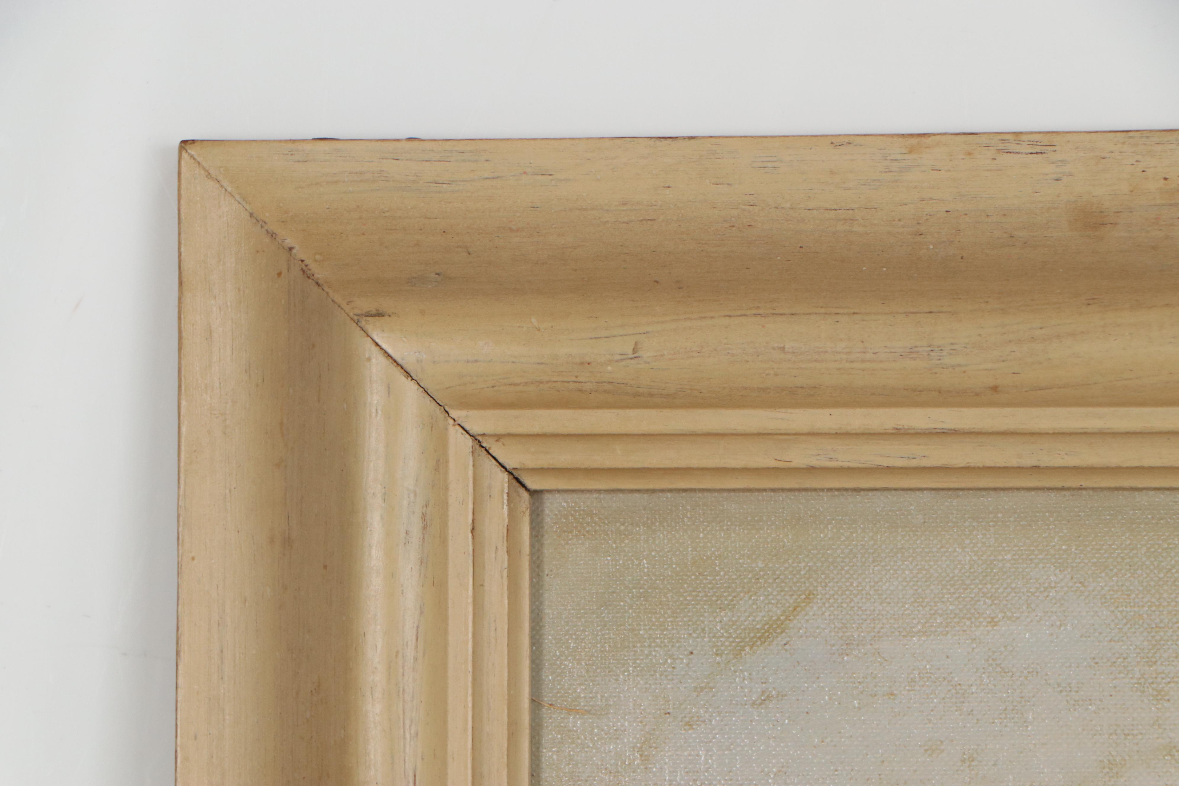 Clifton Wheeler Oil Painting of Mountain Lake, 1951