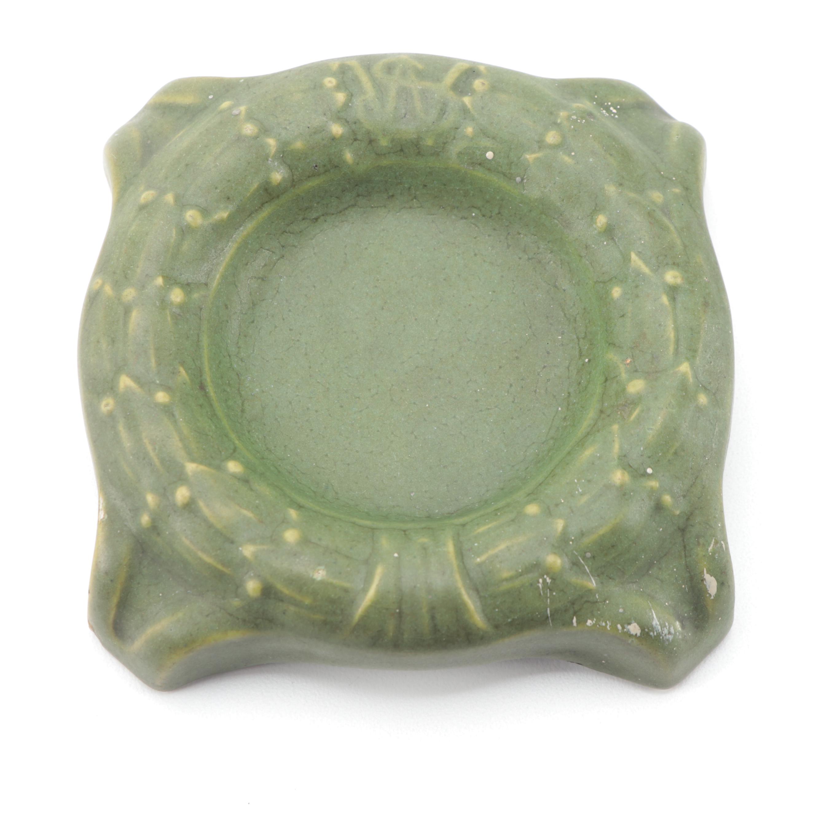 Rookwood Pottery Western & Southern Life Insurance Ceramic Cigar Ashtray, 1915