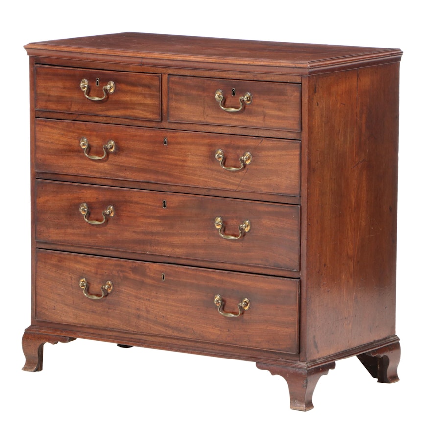 George III Mahogany Chest of Drawers, Late 18th/Early 19th Century