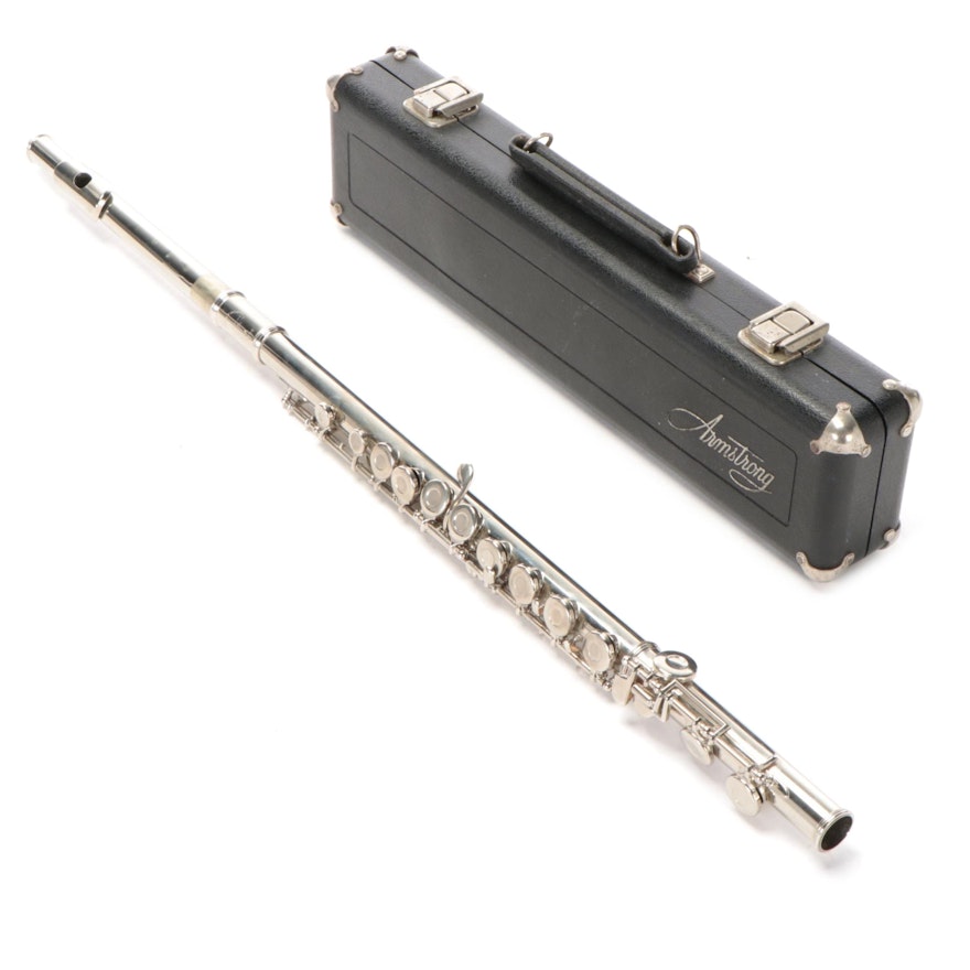 Armstrong Nickel Plated Flute with Case