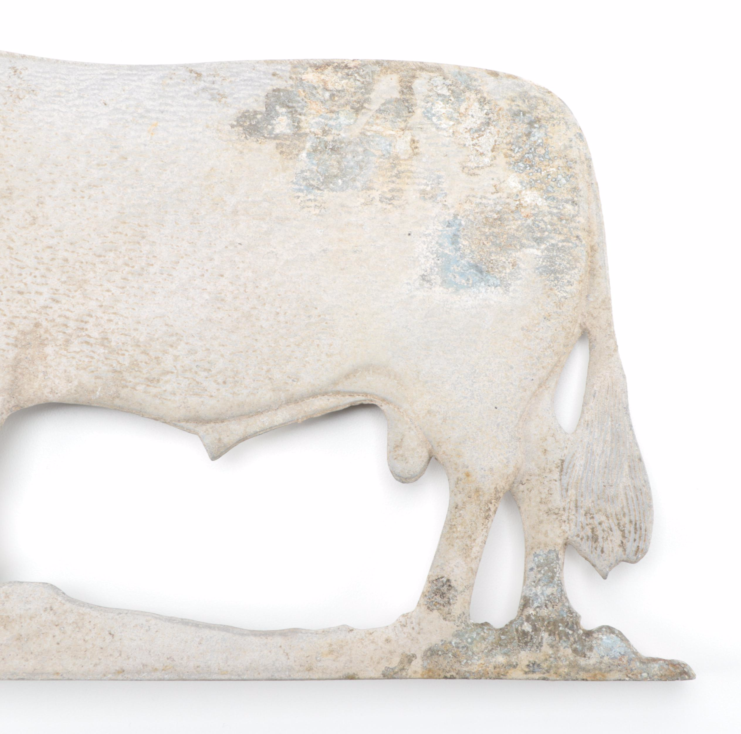 Cast Aluminum Butcher's Shop Plaque, Late 20th Century