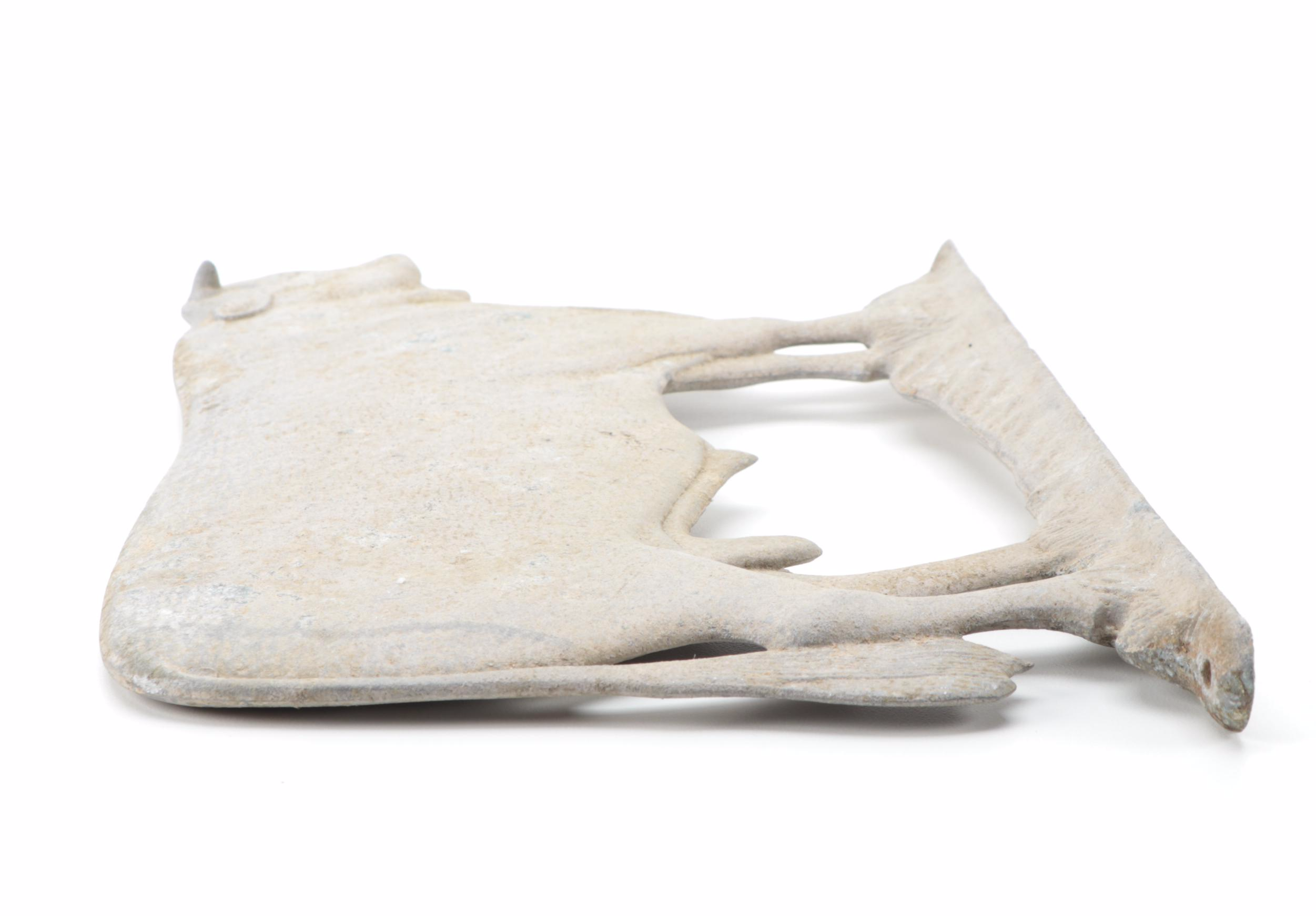 Cast Aluminum Butcher's Shop Plaque, Late 20th Century