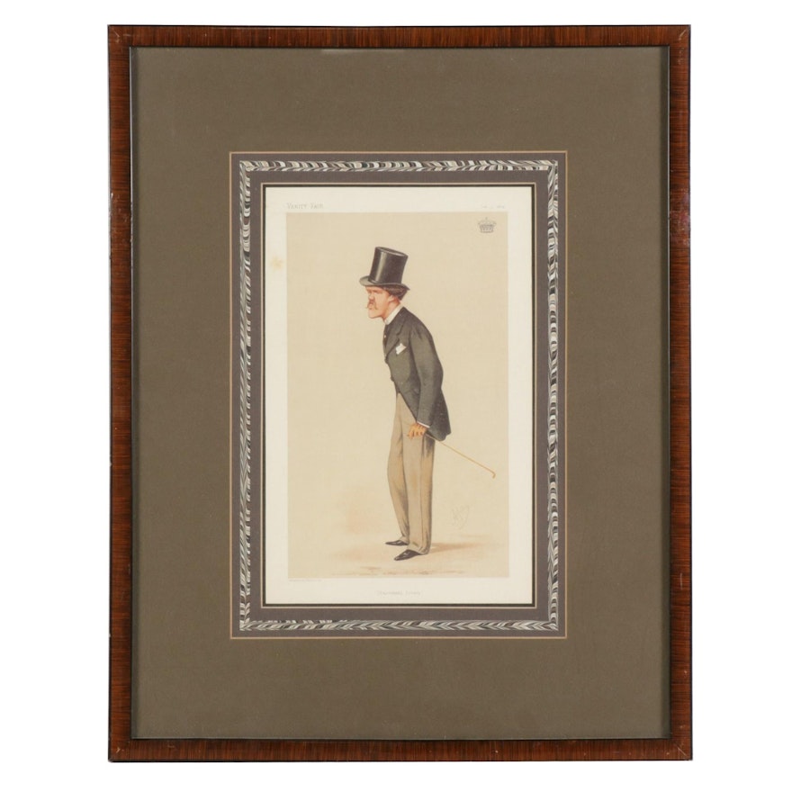 Offset Lithograph after Vanity Fair "Chesterfield Letter"