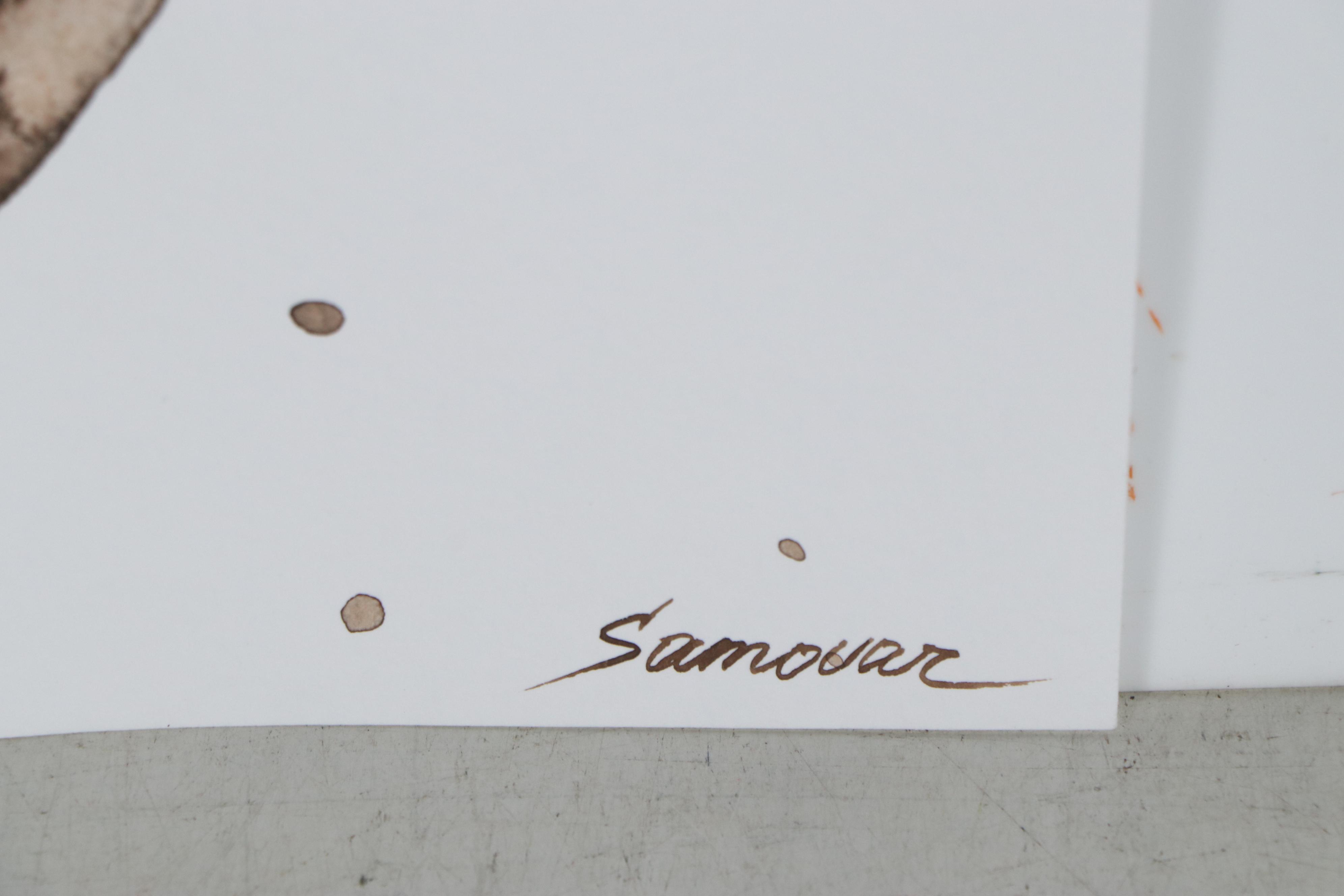 Anastasija Serdnova Watercolor Painting of Female Nude, 2020