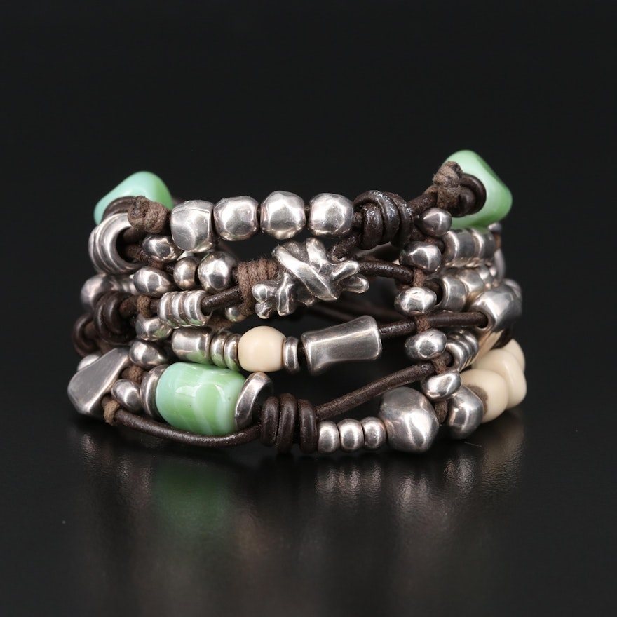 Uno de 50 Sterling Silver Multi-Strand Bracelet