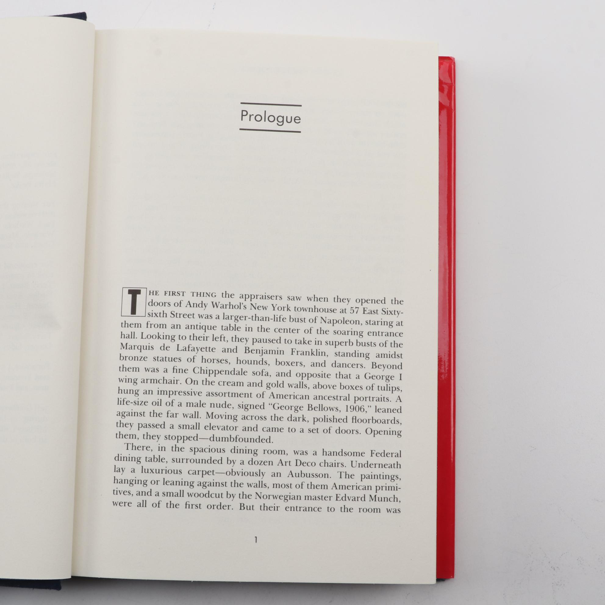 First Edition "The Life and Death of Andy Warhol" and More Warhol Books