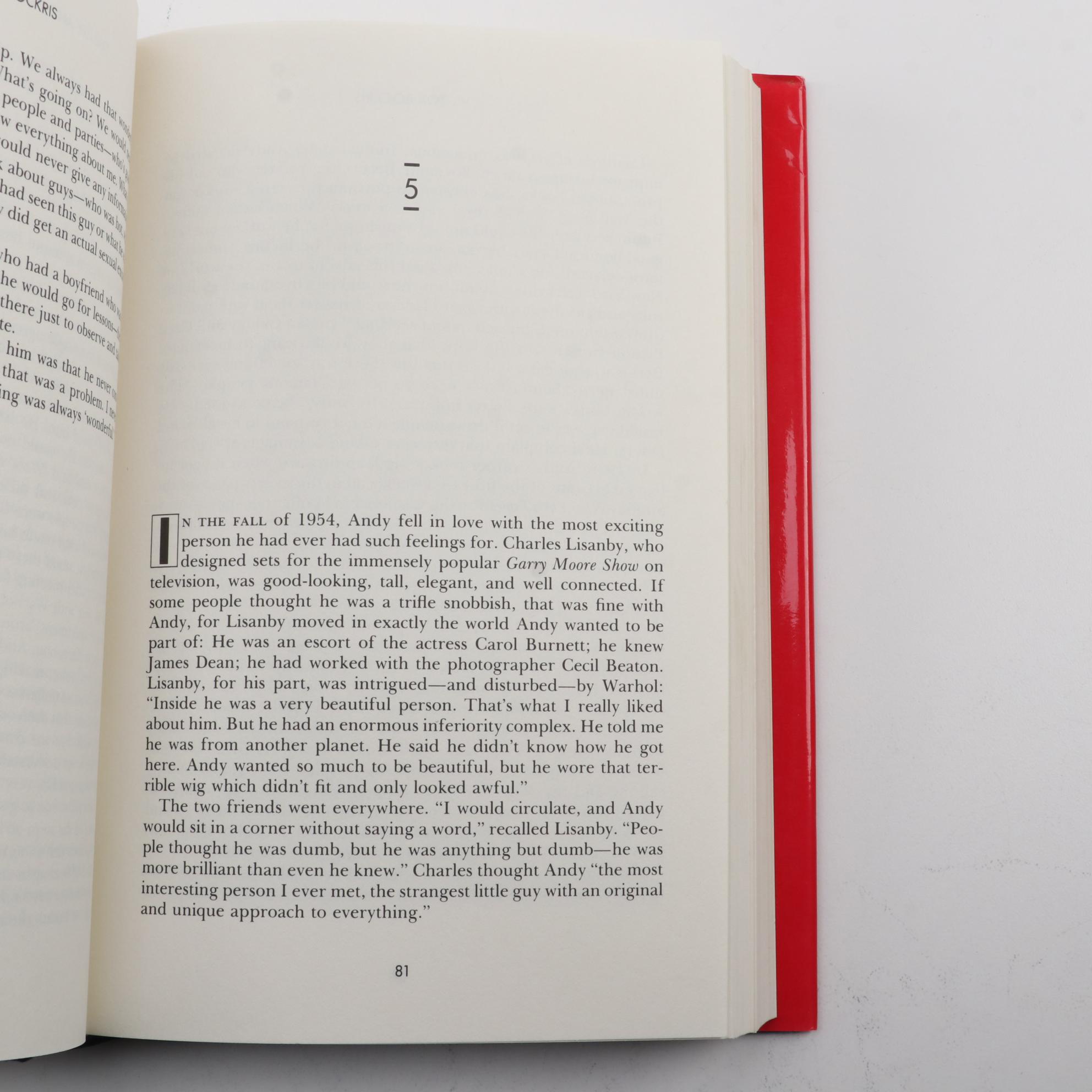 First Edition "The Life and Death of Andy Warhol" and More Warhol Books