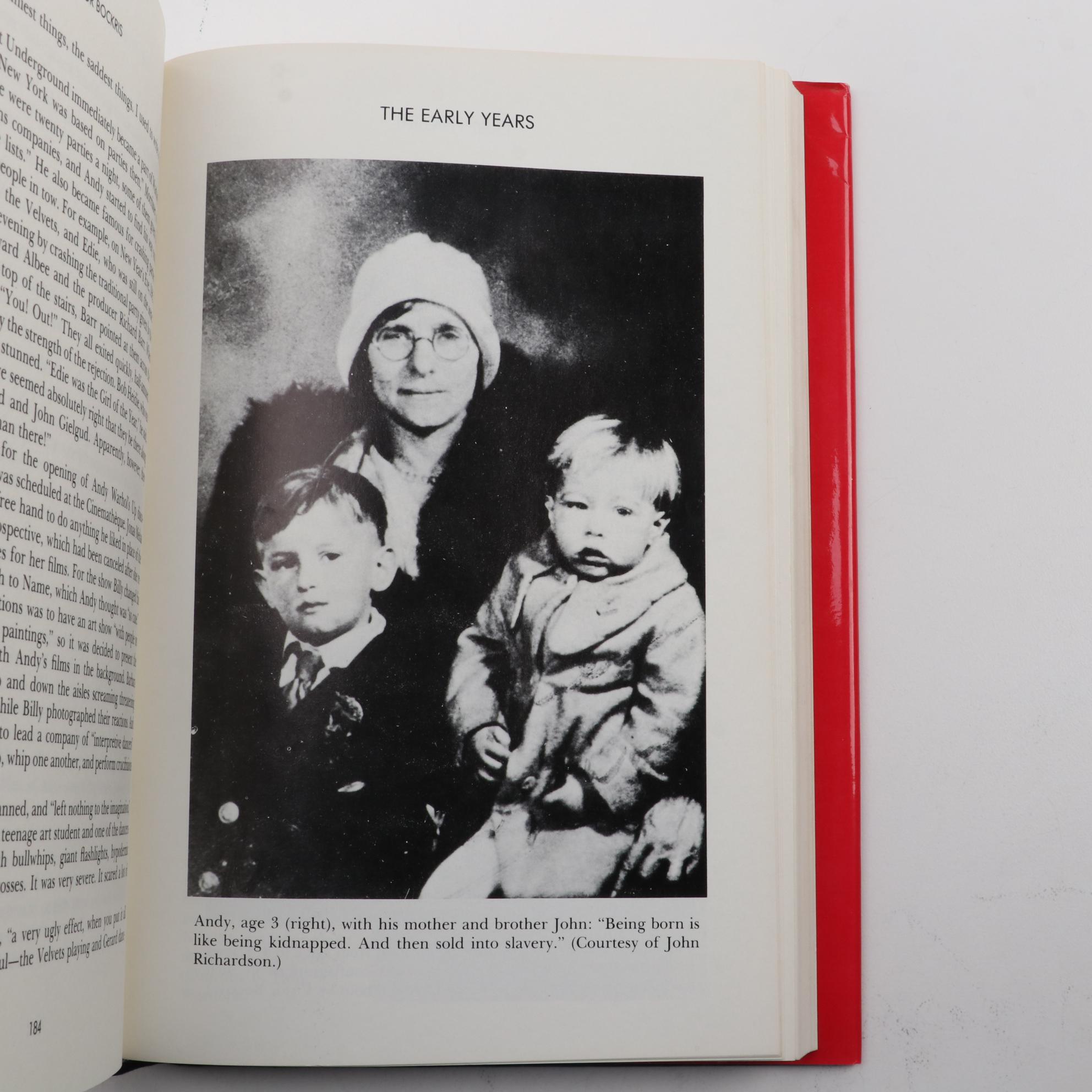First Edition "The Life and Death of Andy Warhol" and More Warhol Books