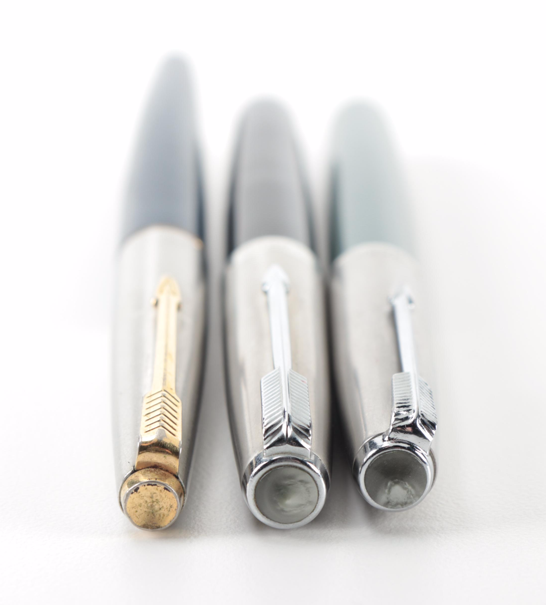 Parker "51" Hooded Nib Fountain Pens with Other Parker Fountain Pen