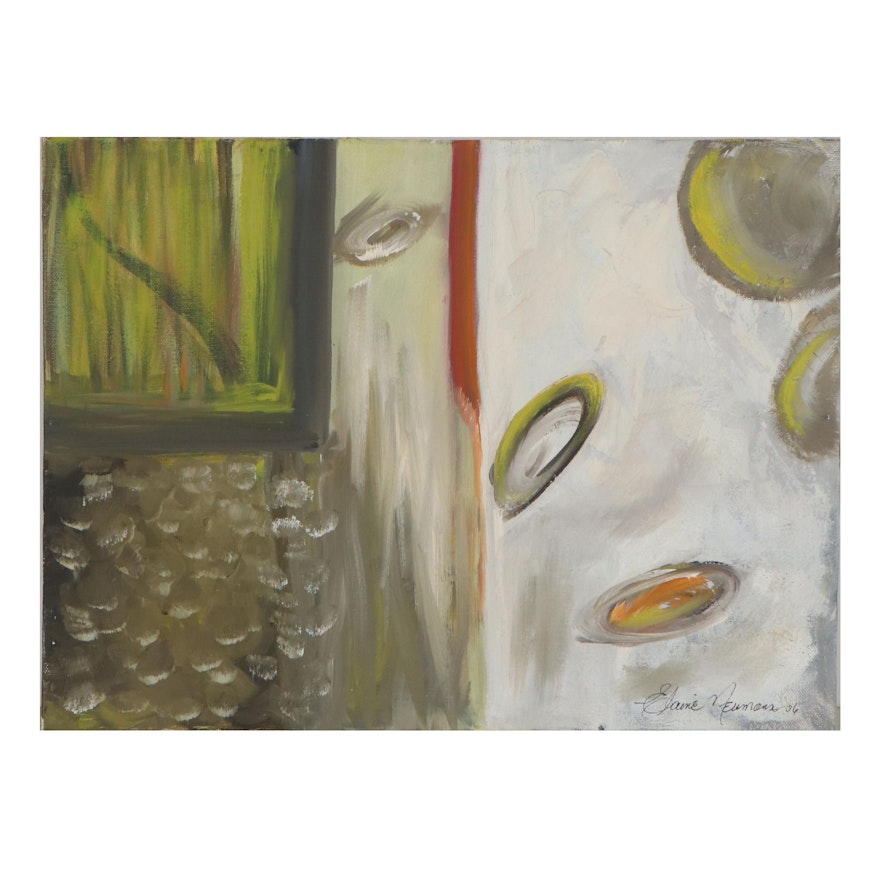 Elaine Neumann Abstract Oil Painting, 2010