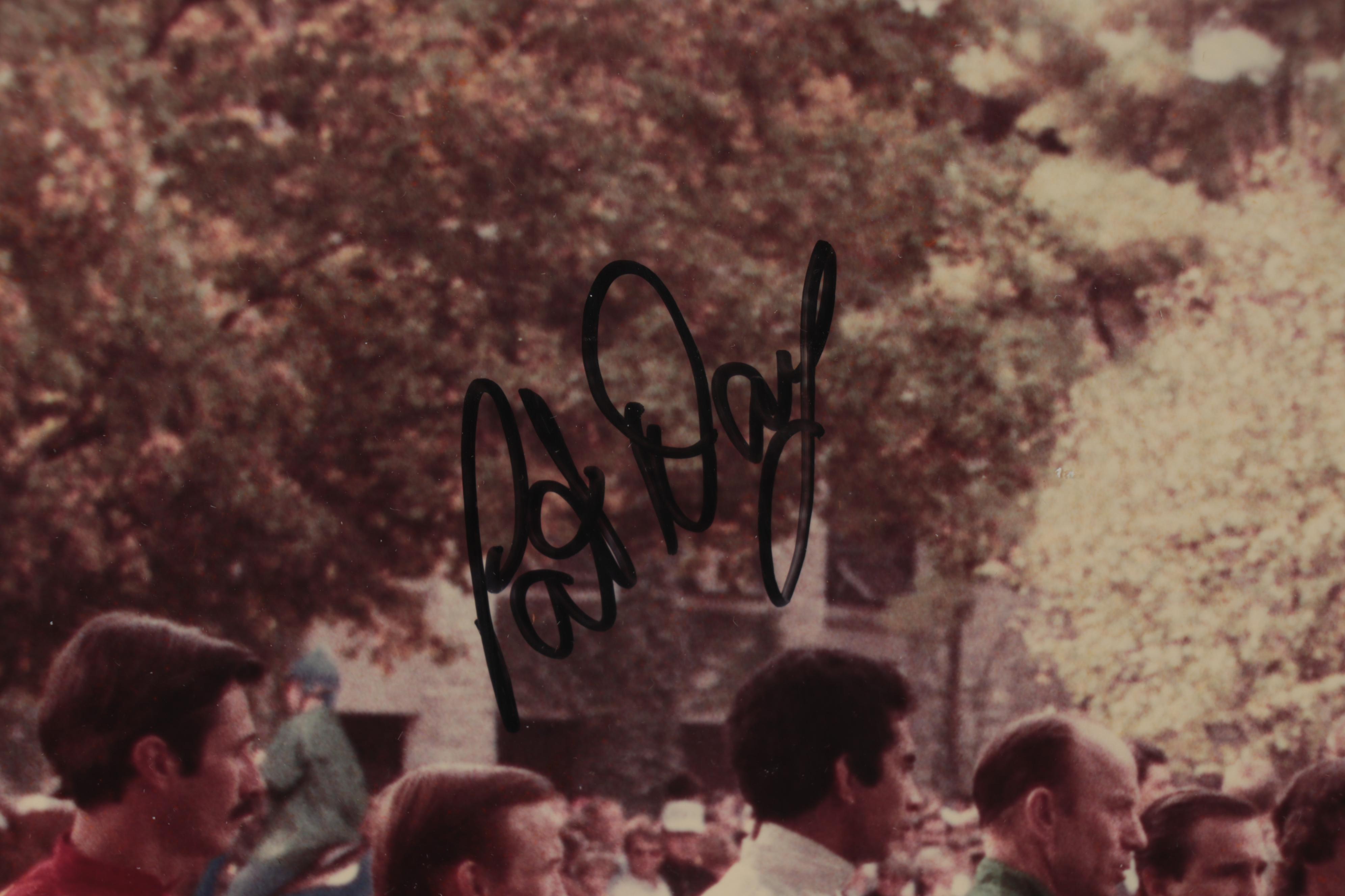 Bill Straus Photograph of Queen Elizabeth Meeting Jockeys, Keeneland, 1984