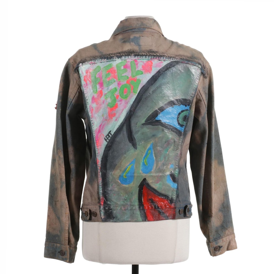Levi Strauss & Co Hand-Painted and Embellished Denim Jacket