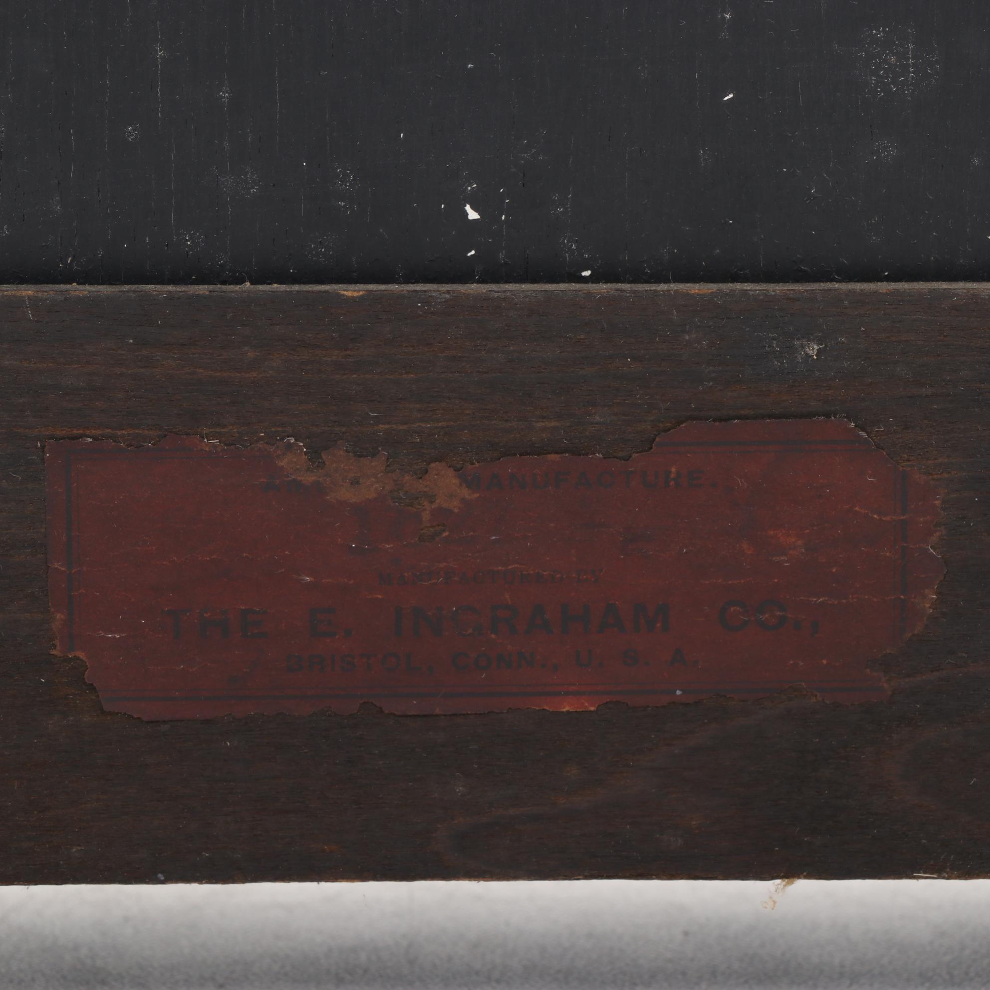 E. Ingraham Adamantine Mantel Clock, Early 20th Century