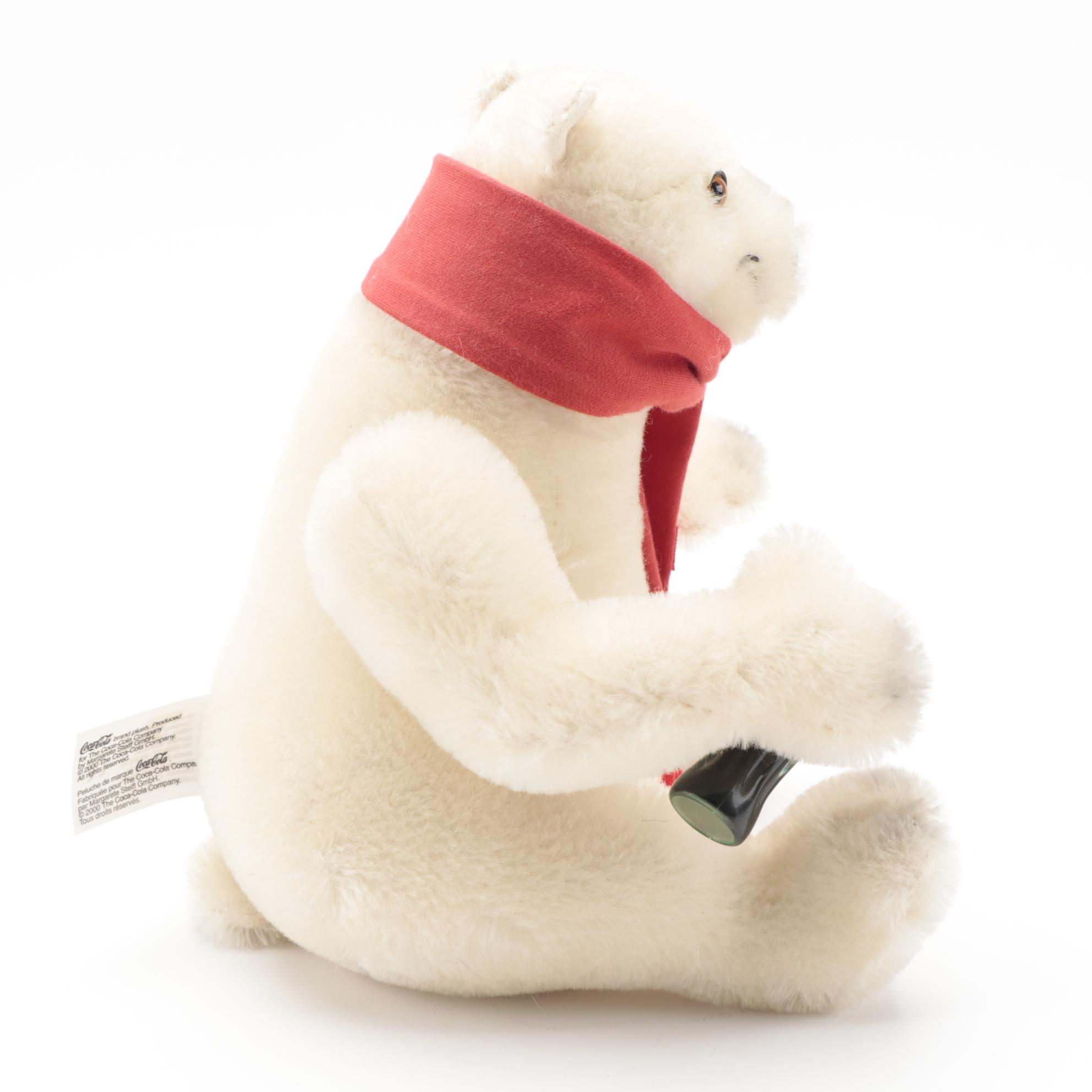 Steiff Limited Edition Coca-Cola Medium Plush Polar Bear