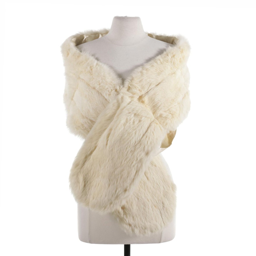 Rabbit Fur Stole