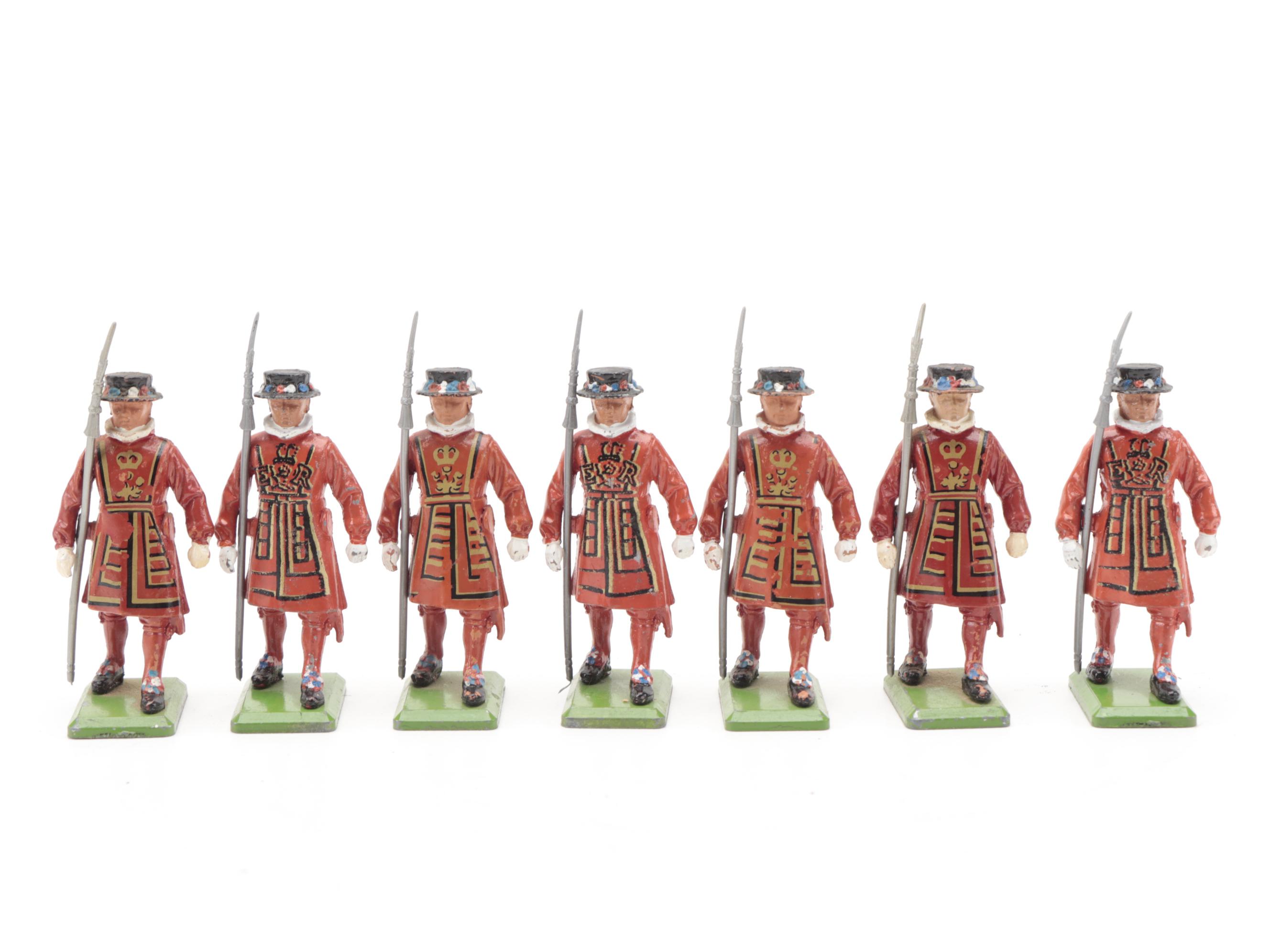 W. Britain Limited Diecast British Soldier and Yeoman Warder Figurines
