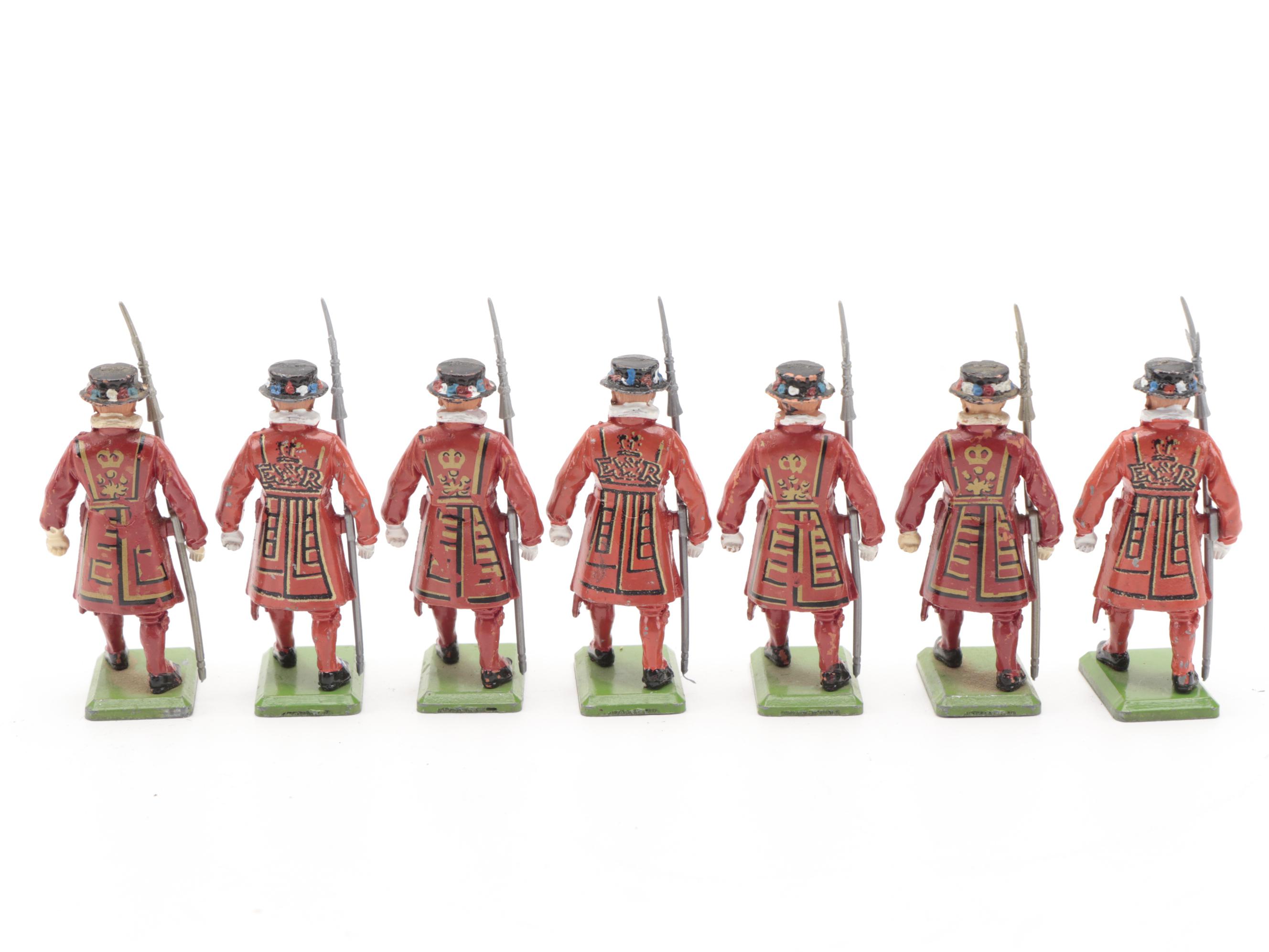 W. Britain Limited Diecast British Soldier and Yeoman Warder Figurines
