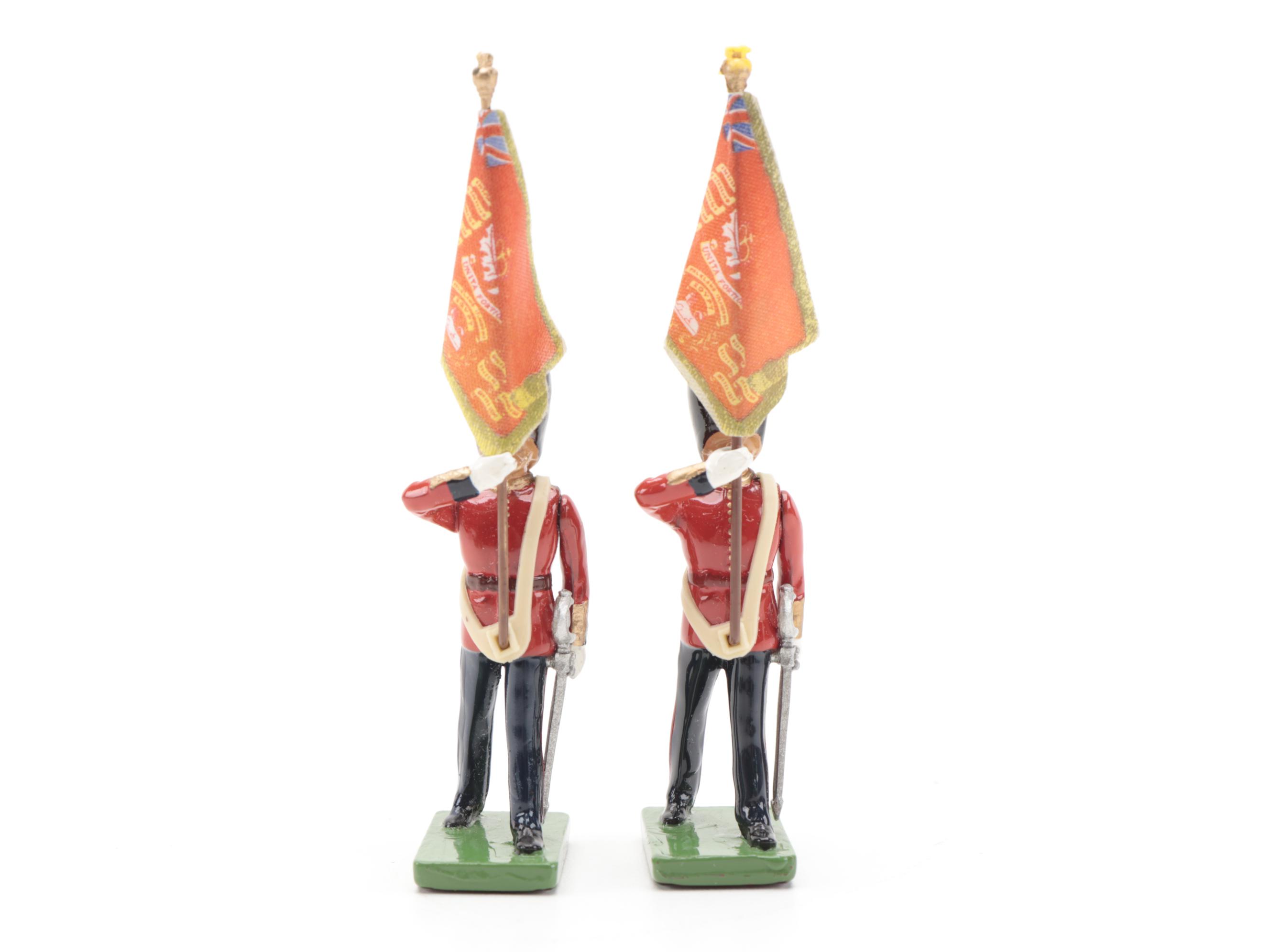 W. Britain Limited Diecast British Soldier and Yeoman Warder Figurines